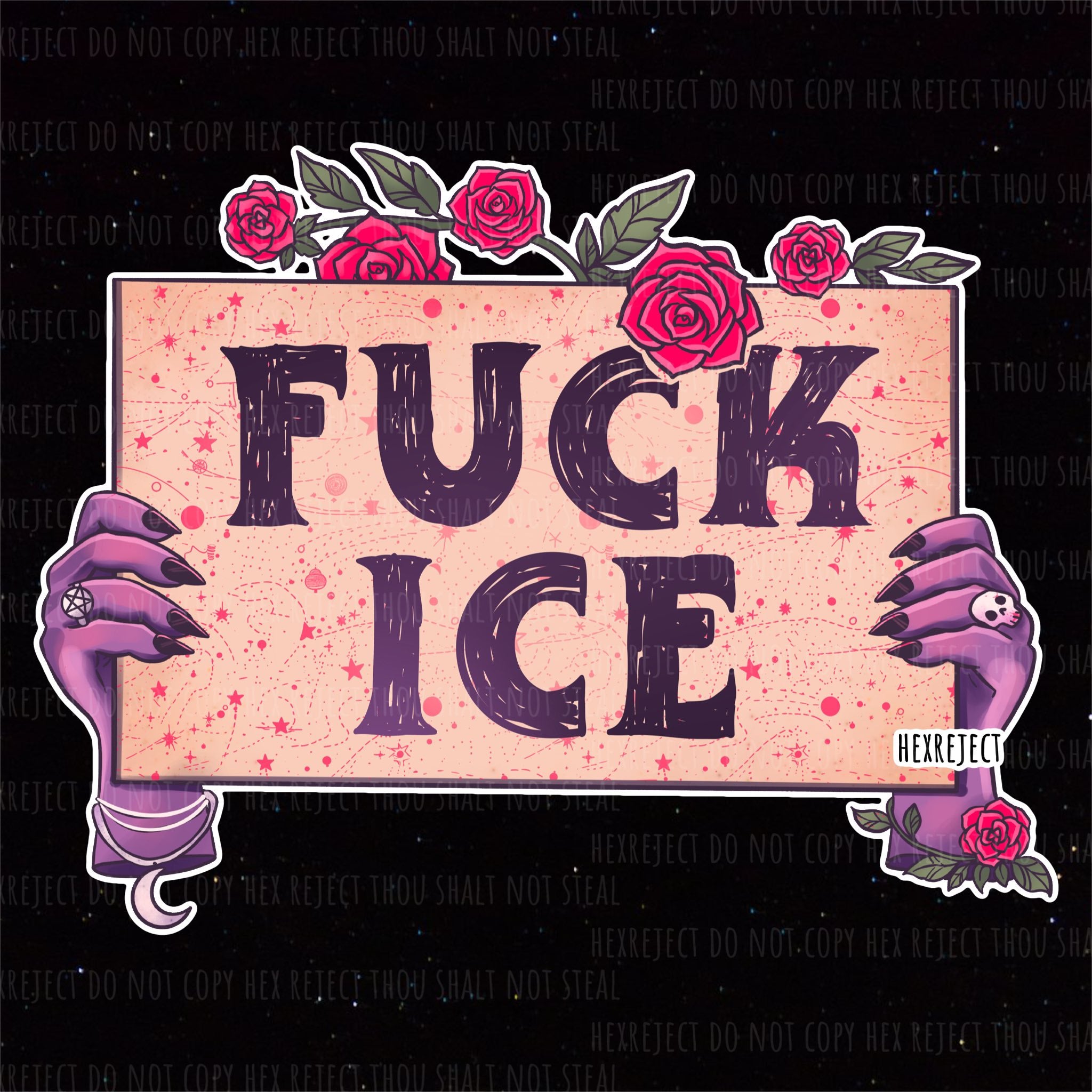 Witchy Protest Signs - PNG Bundle