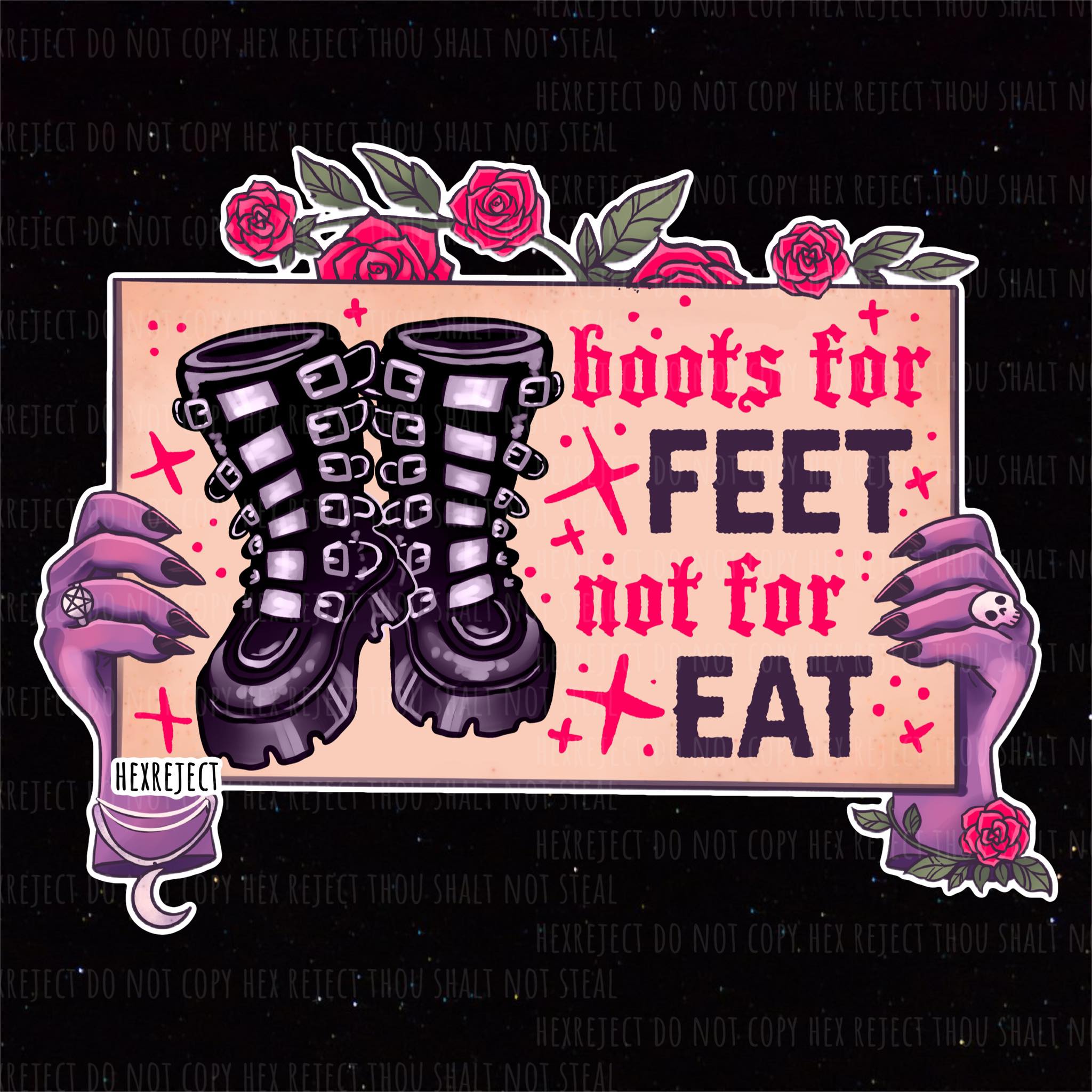 Witchy Protest Signs - PNG Bundle