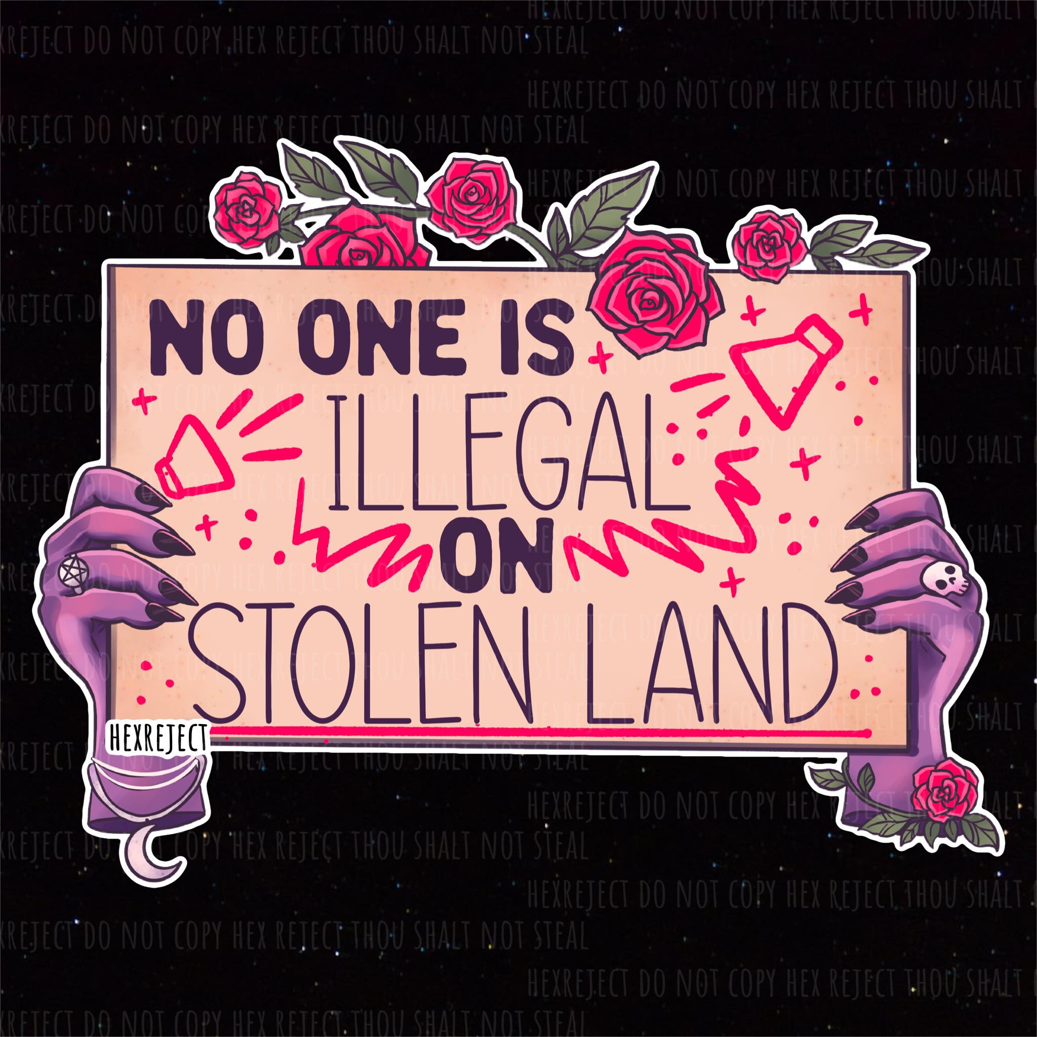 Witchy Protest Signs - PNG Bundle