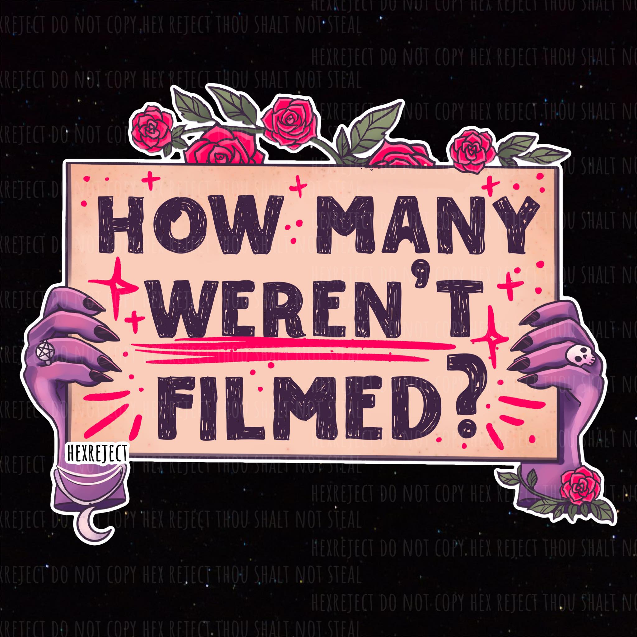 Witchy Protest Signs - PNG Bundle