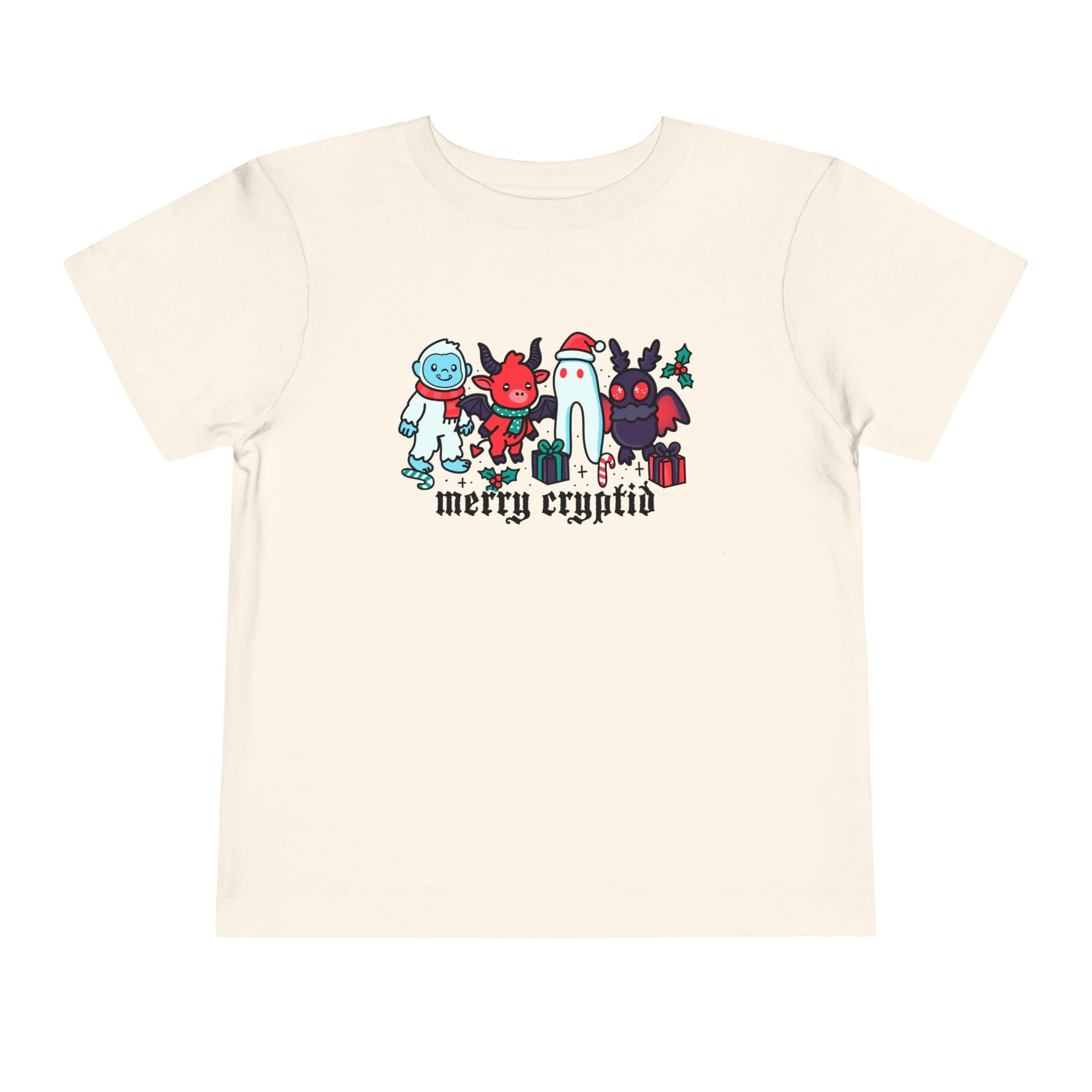 Merry Cryptid Toddler Short Sleeve Tee