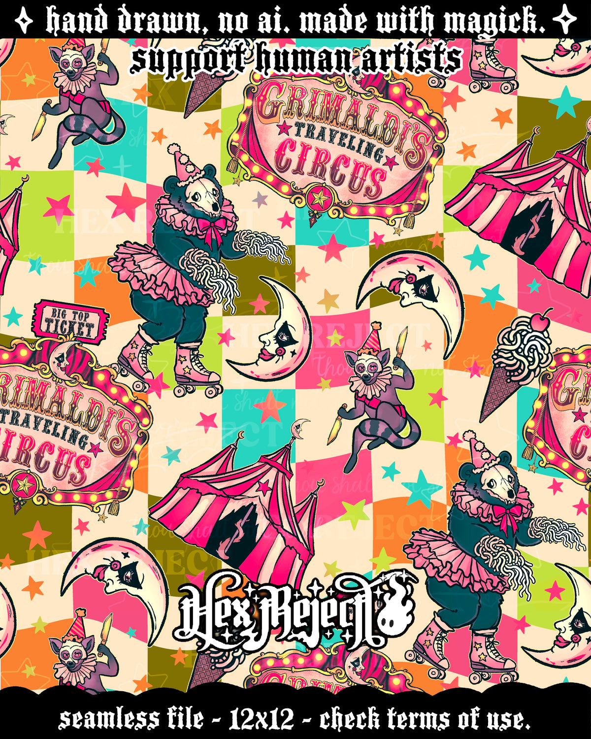 Day Fifteen - Story : Hextober - dungeon crawler Carl - grimaldi’s traveling circus v2- Seamless file