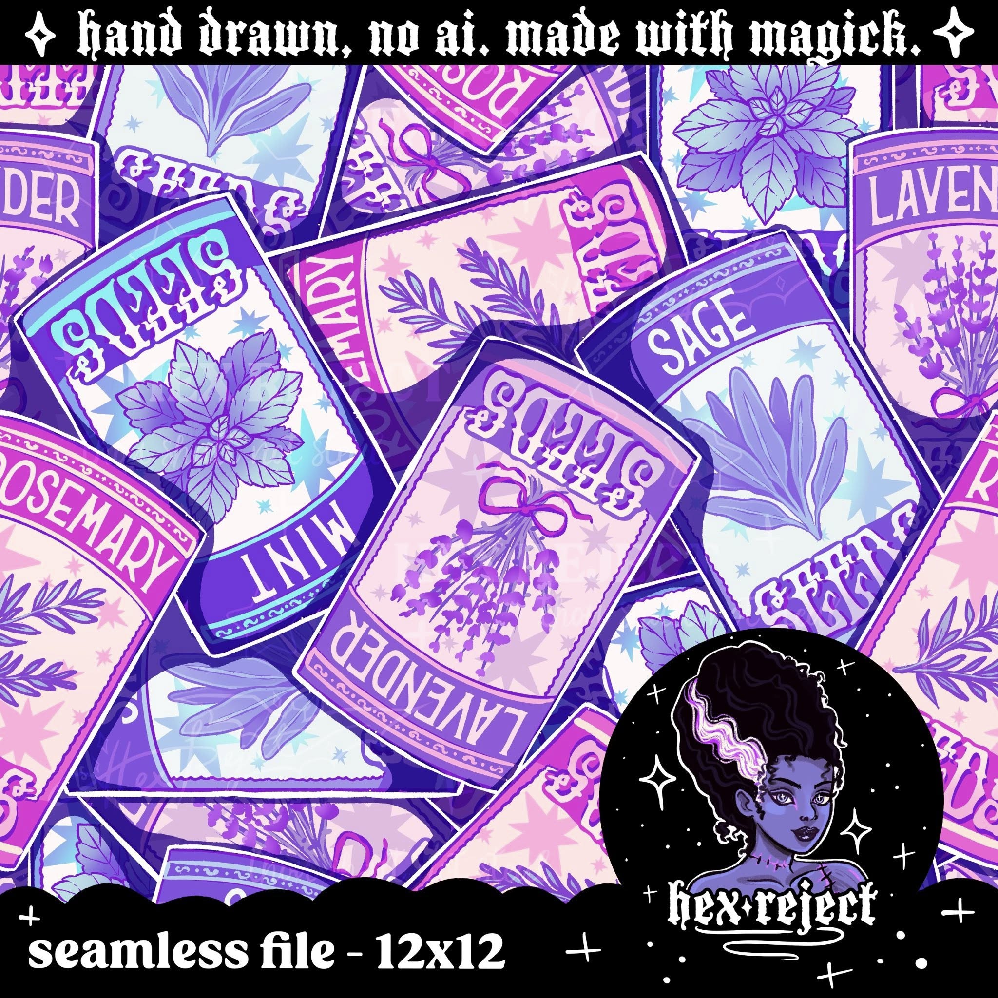 Seed Packets Mashup - Seamless Files
