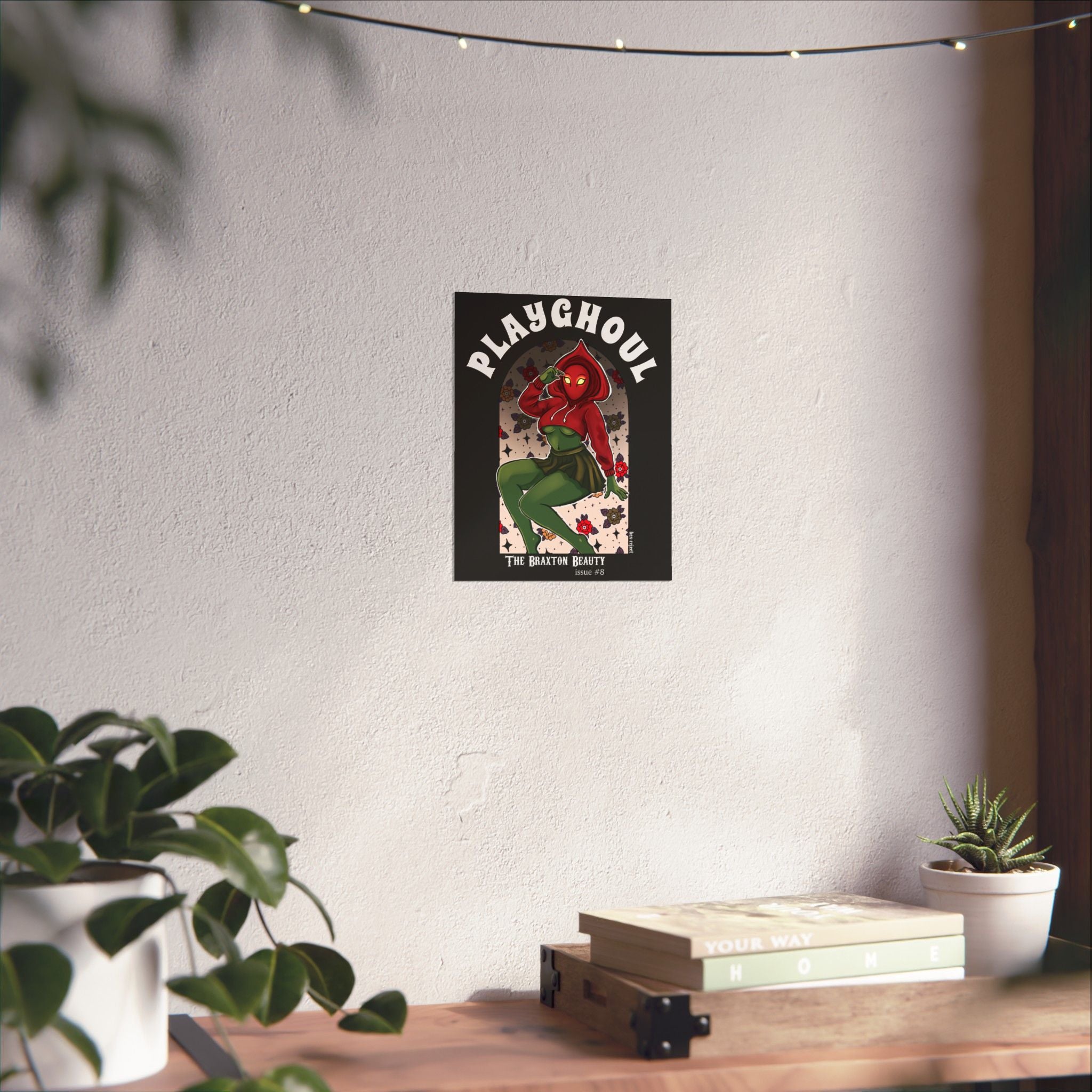 Flatwoods Monster PLAYGHOUL vertical matte poster