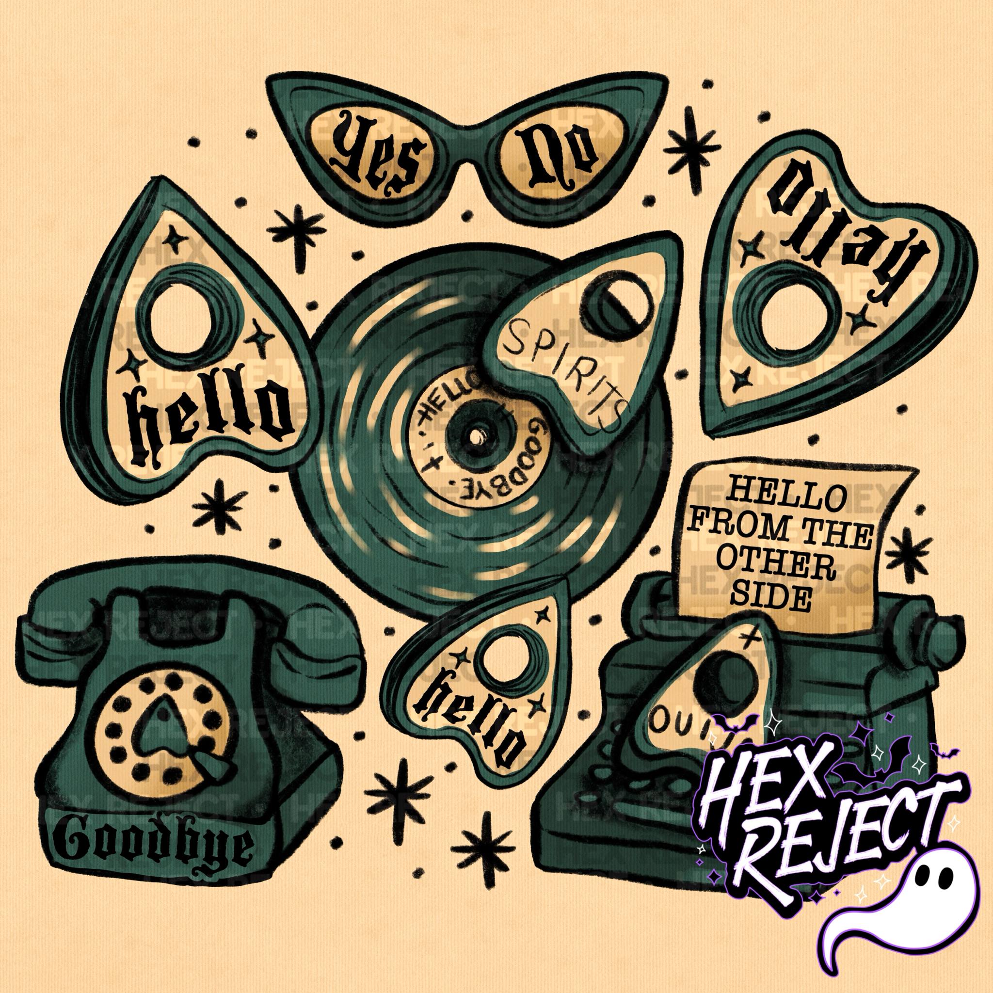 Retro Planchettes - PNG / Sub file