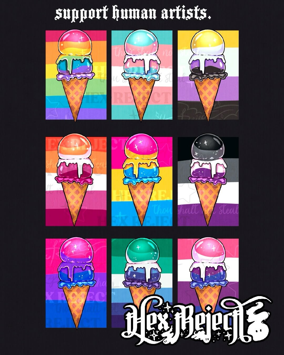 Pride Ice Cream - Sub/PNG File