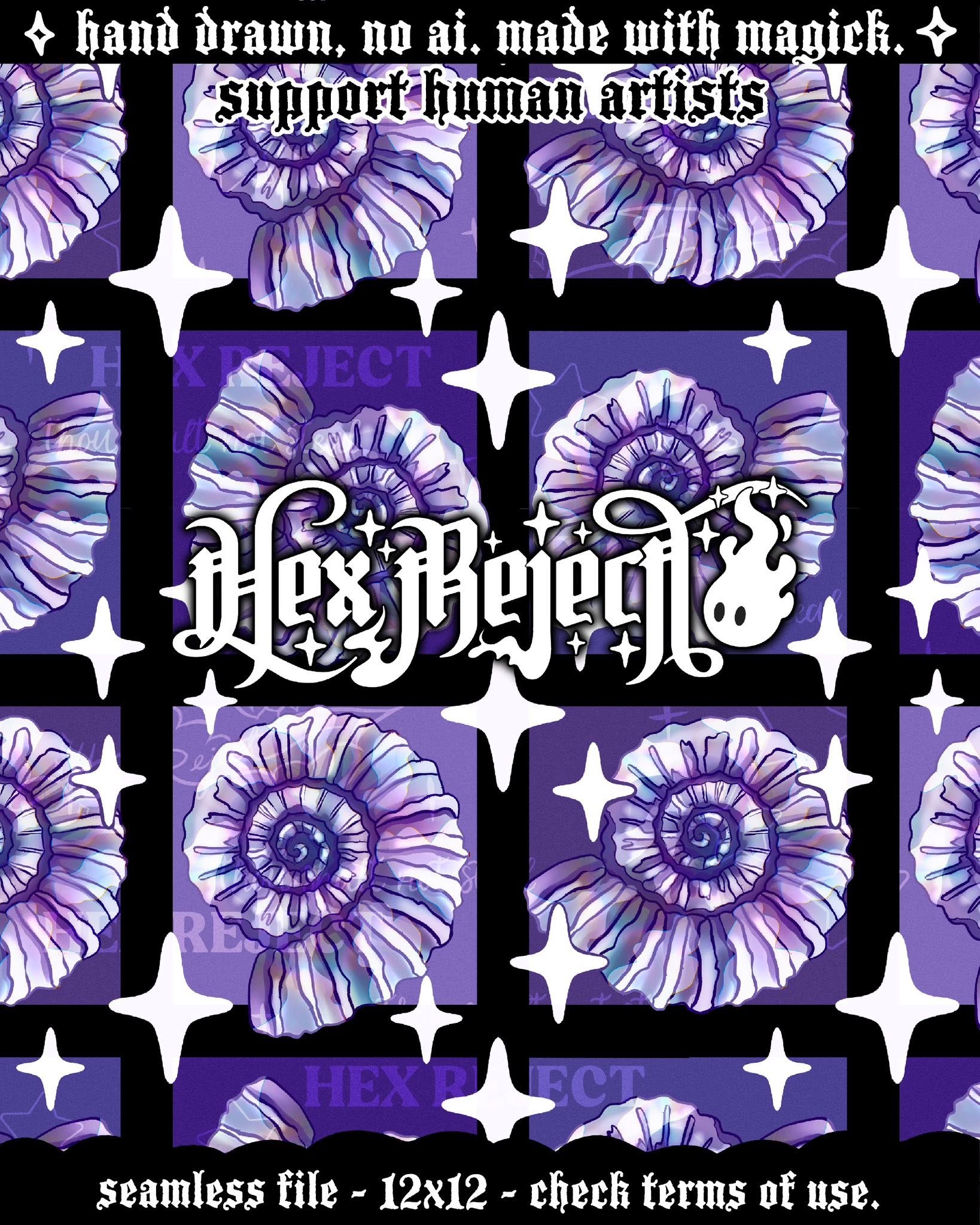 Ammonite Patches - Seamless Files