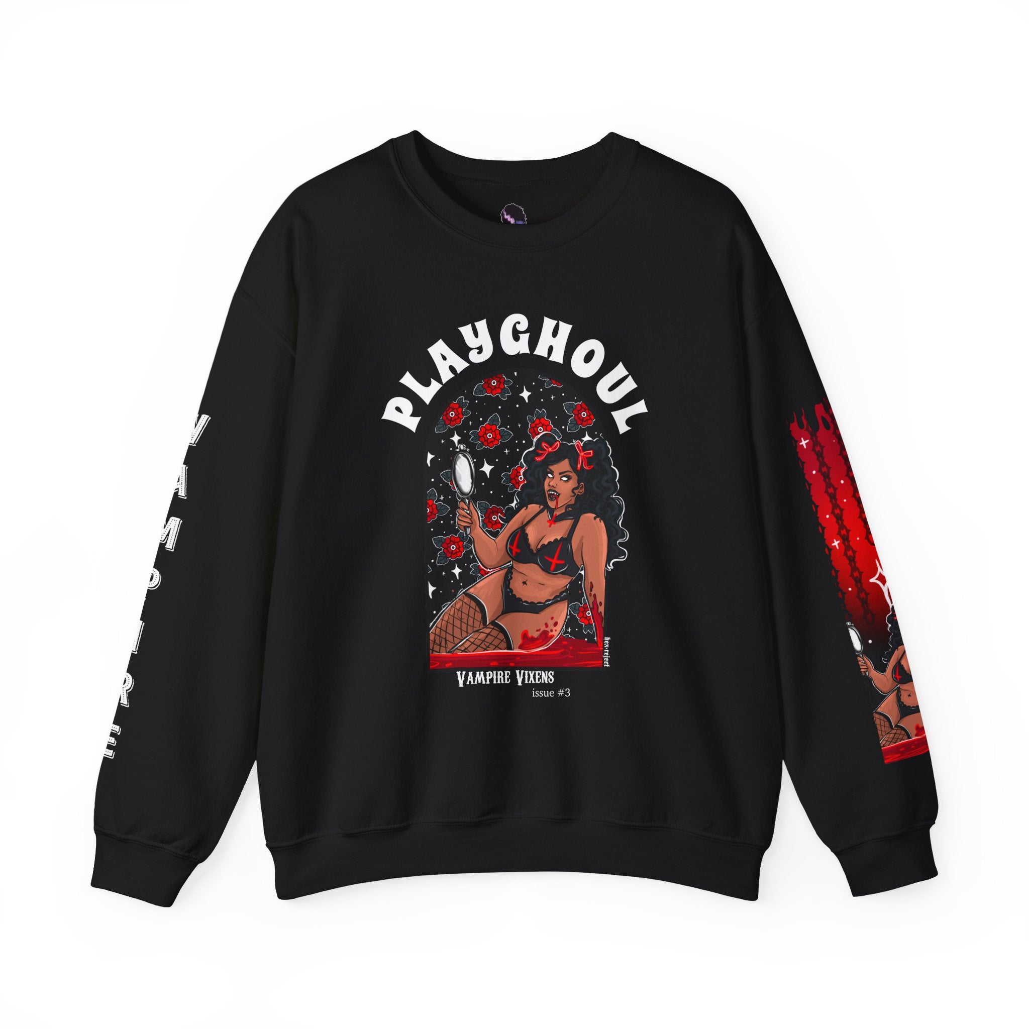 Vampire Vixen PLAYGHOUL crewneck sweatshirt