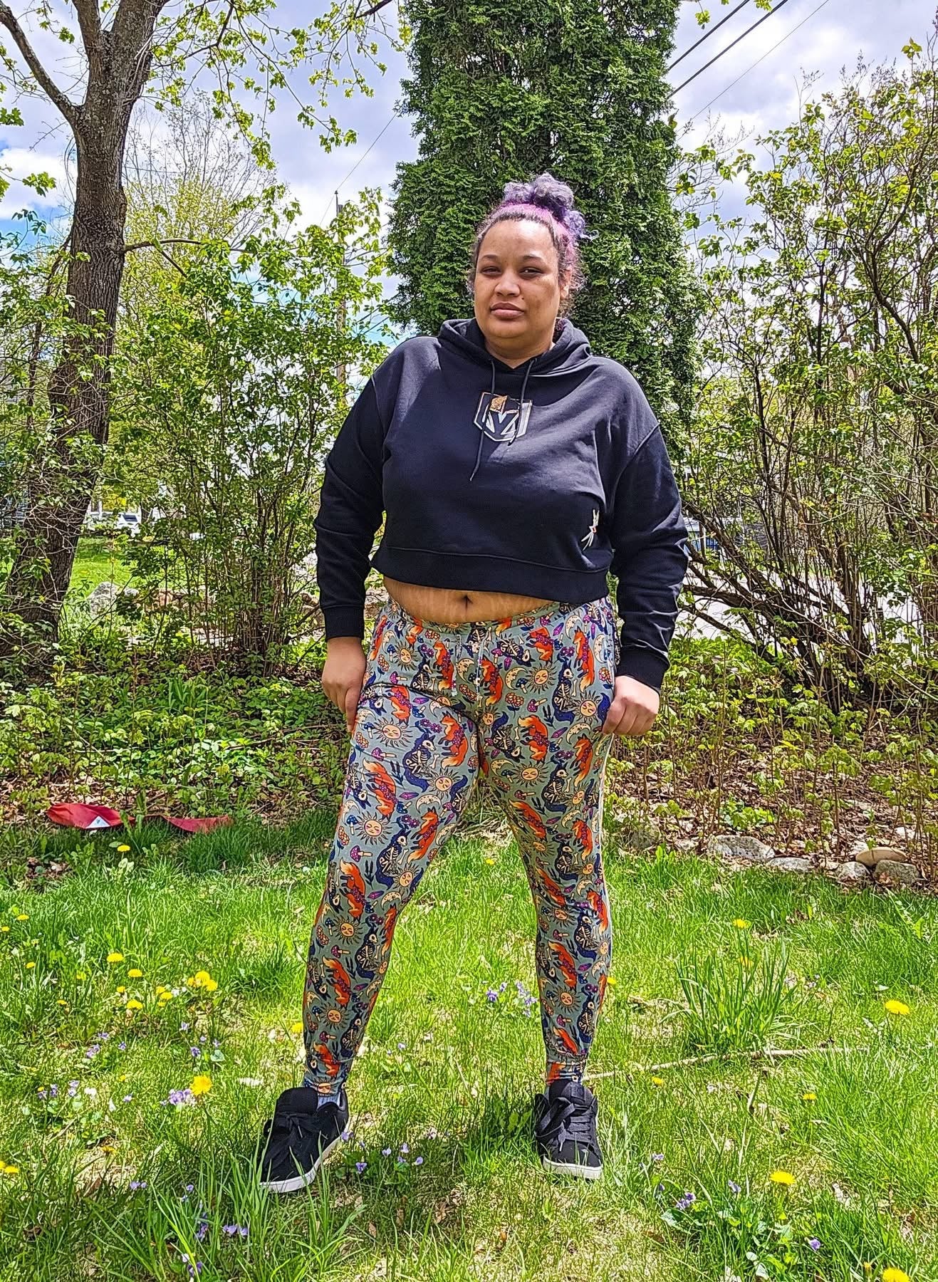 Fox Whimsy Cuffed joggers