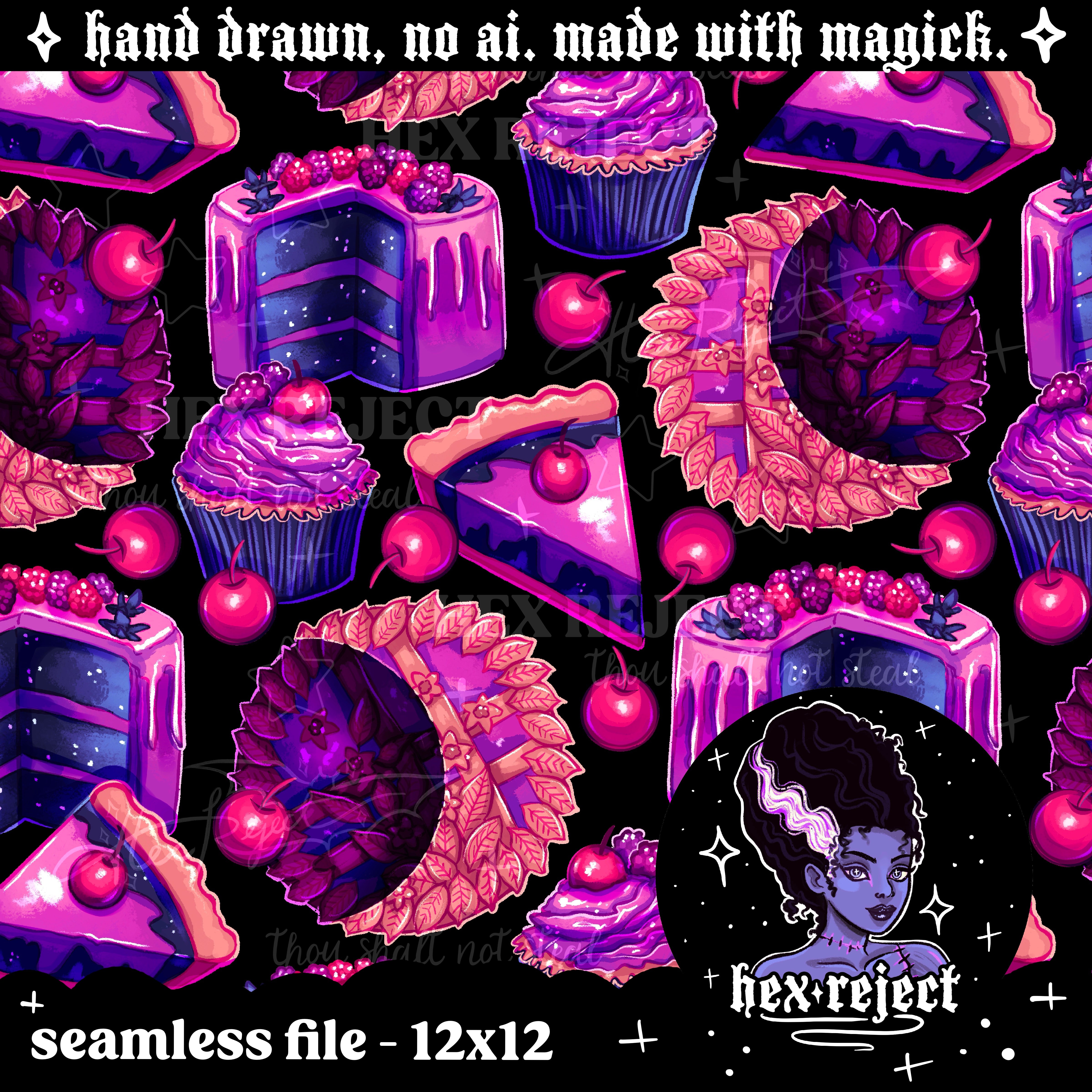 Baked - Seamless & PNG files - Hextober 2025