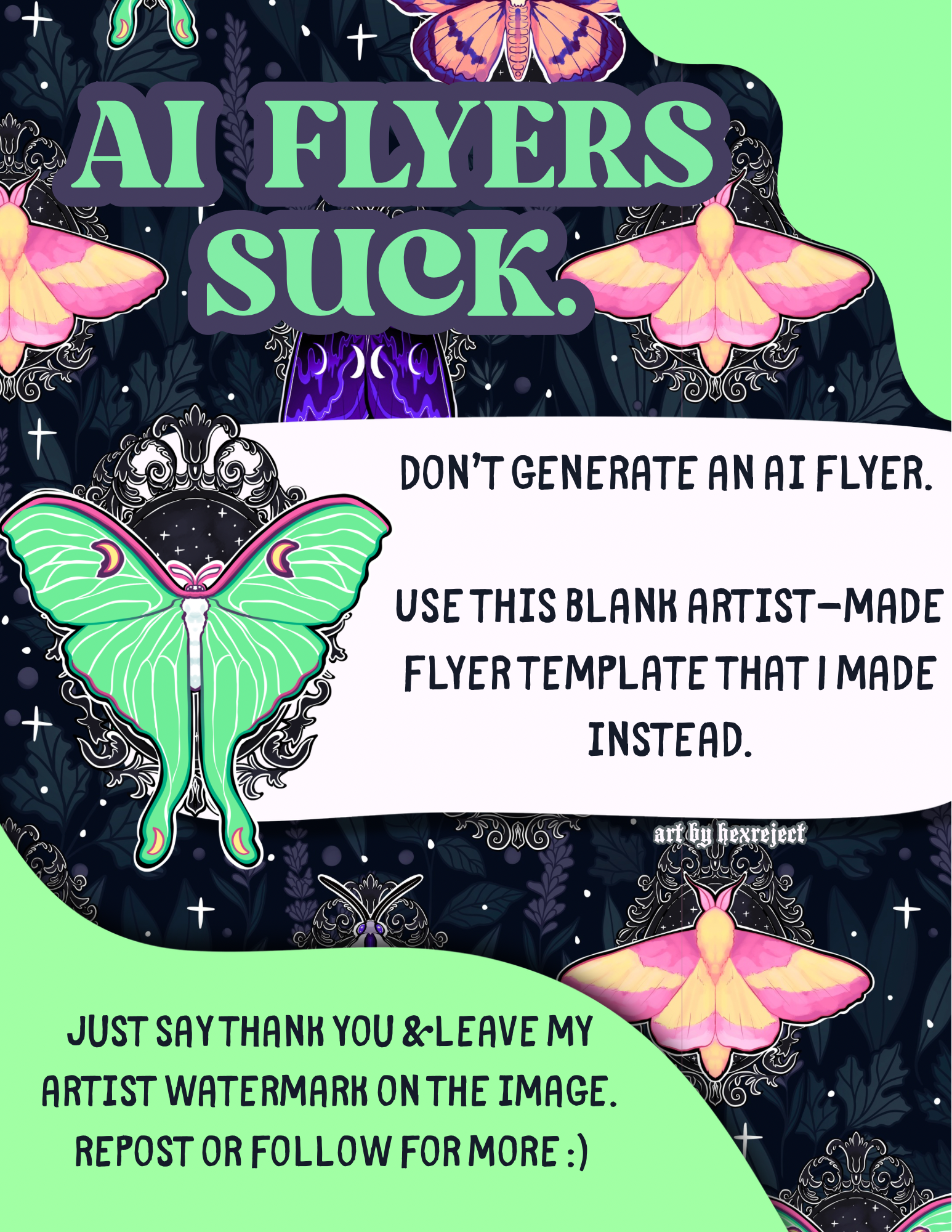 Artist-Made Flyer Template Bundle - NO AI