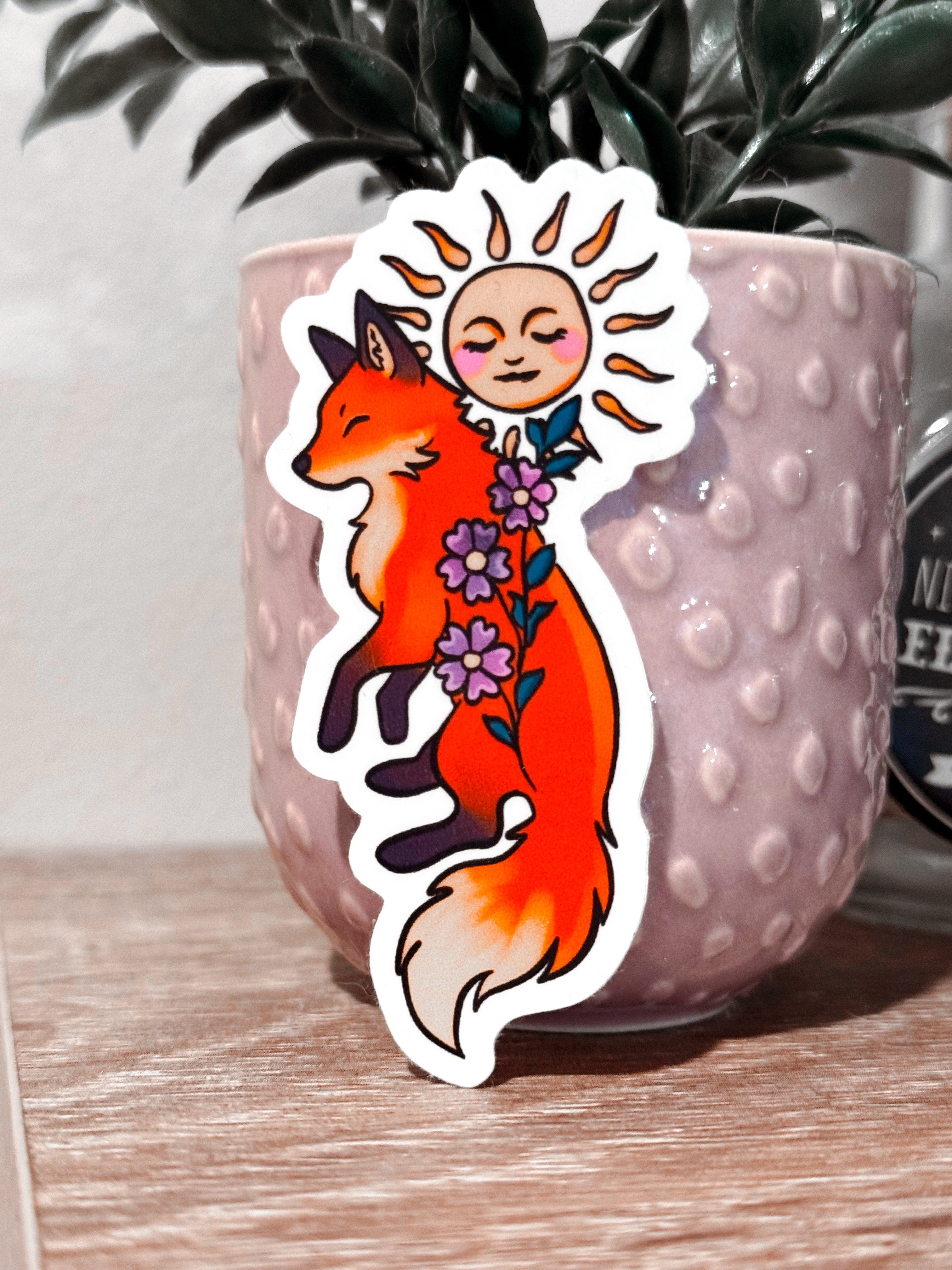 Fox Whimsy Sticker
