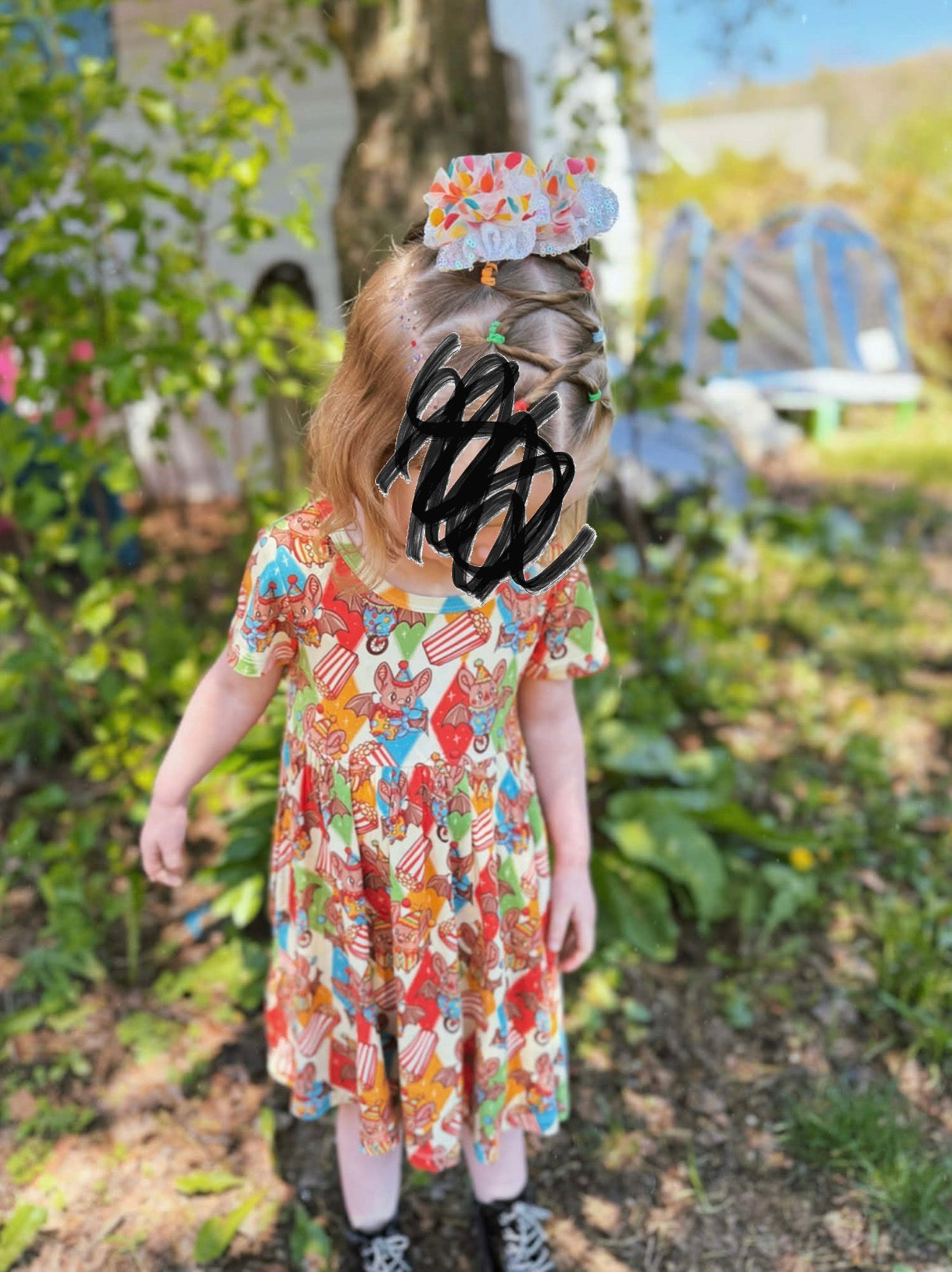 Circus Bat twirl dresses - Kids & Adult