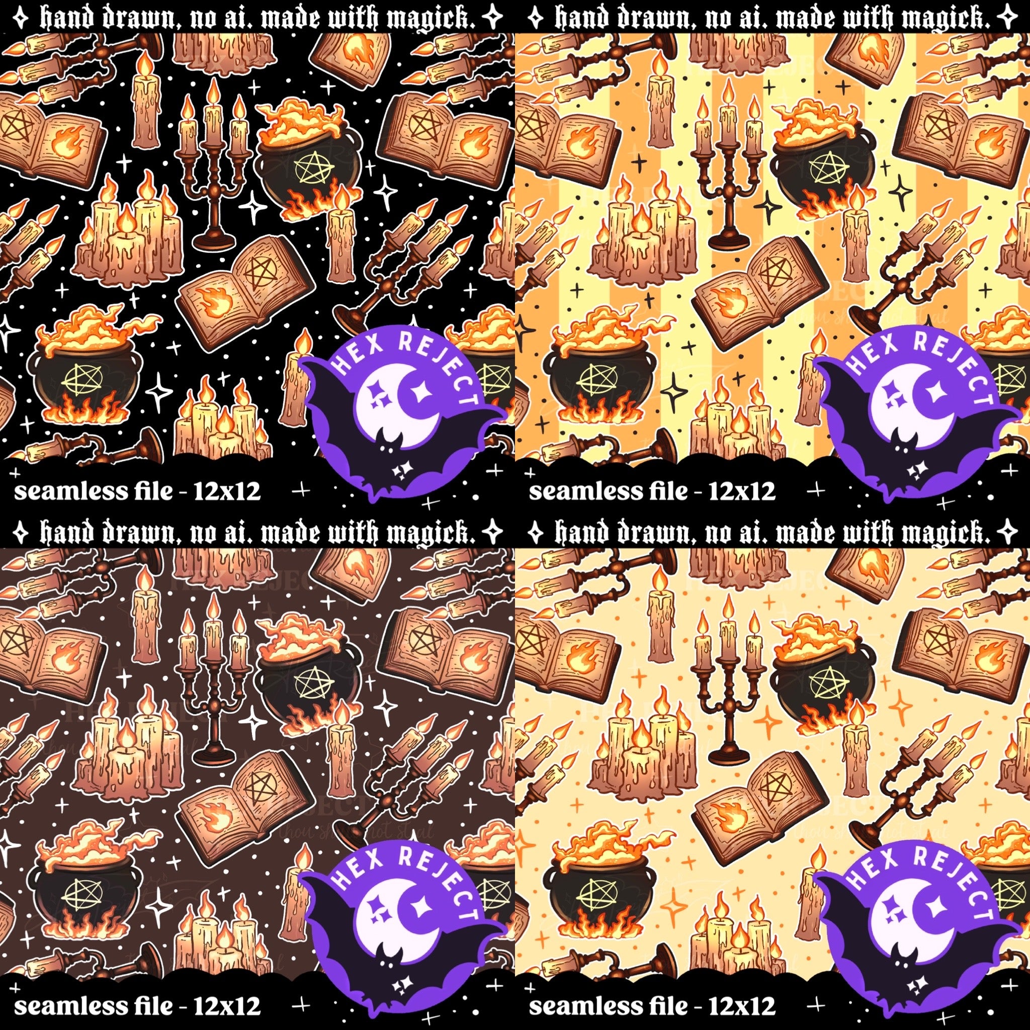Fire Witch Coords - Seamless Files
