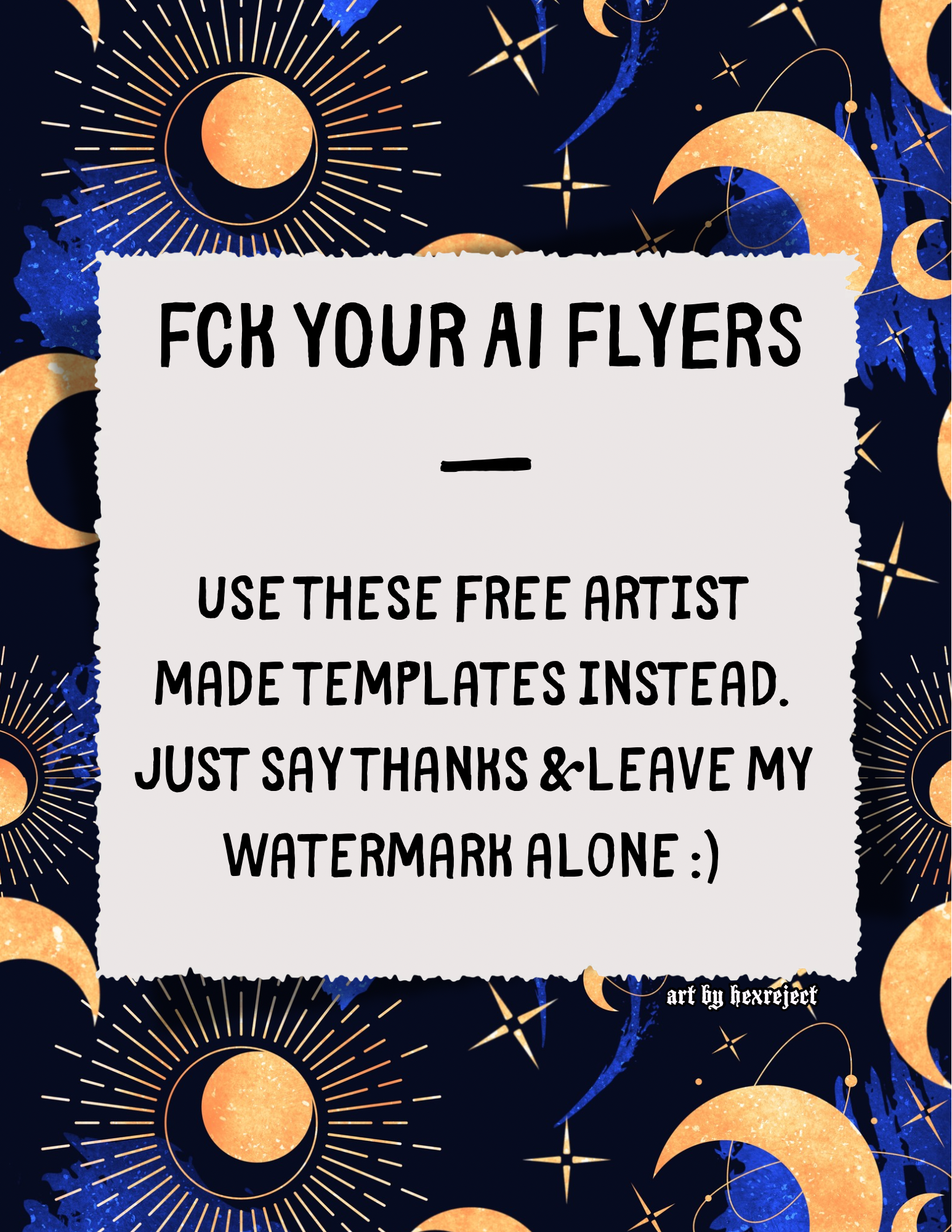Artist-Made Flyer Template Bundle - NO AI