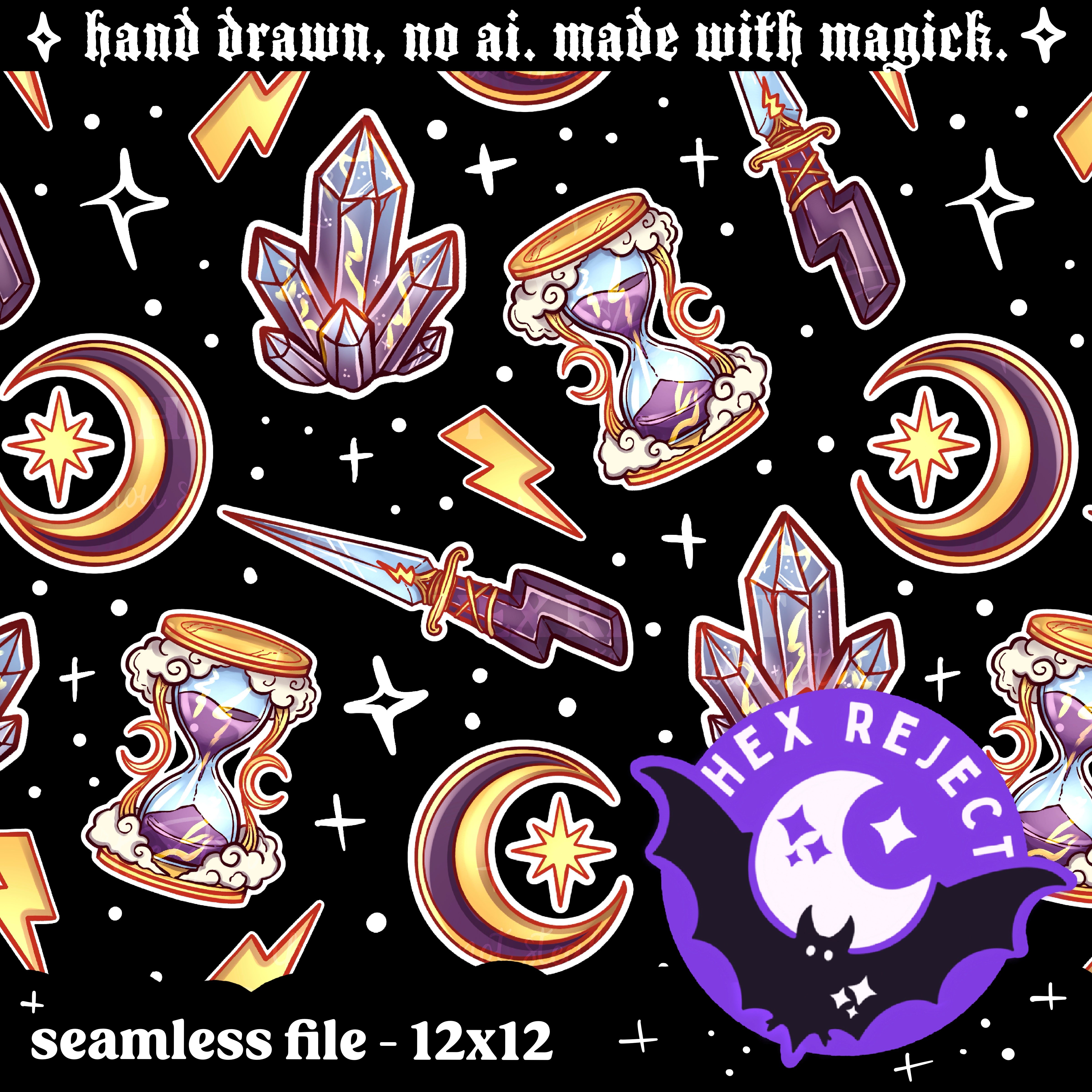 Electric Witch Coords - Seamless Files
