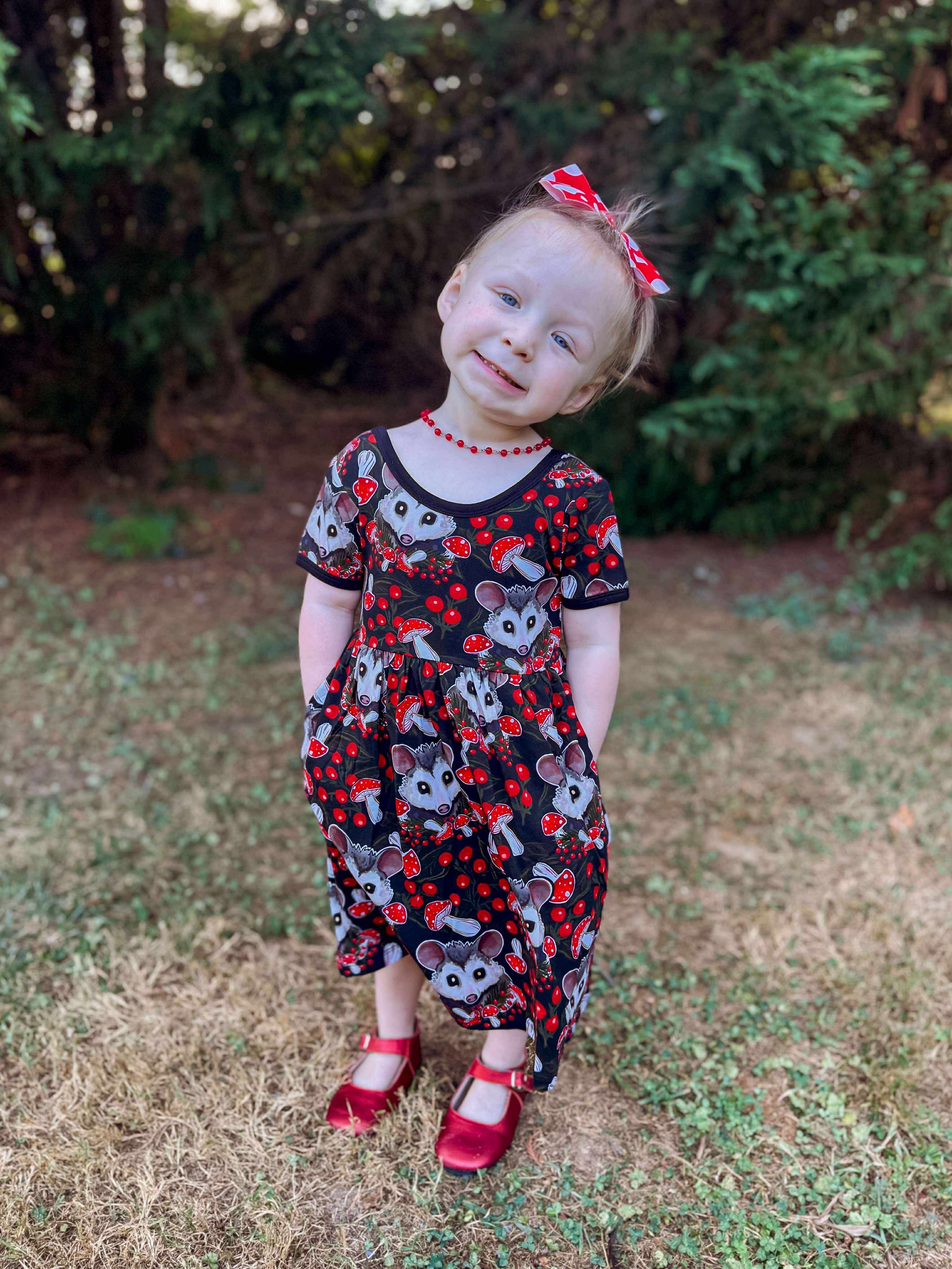 Cottage Possum twirl dresses