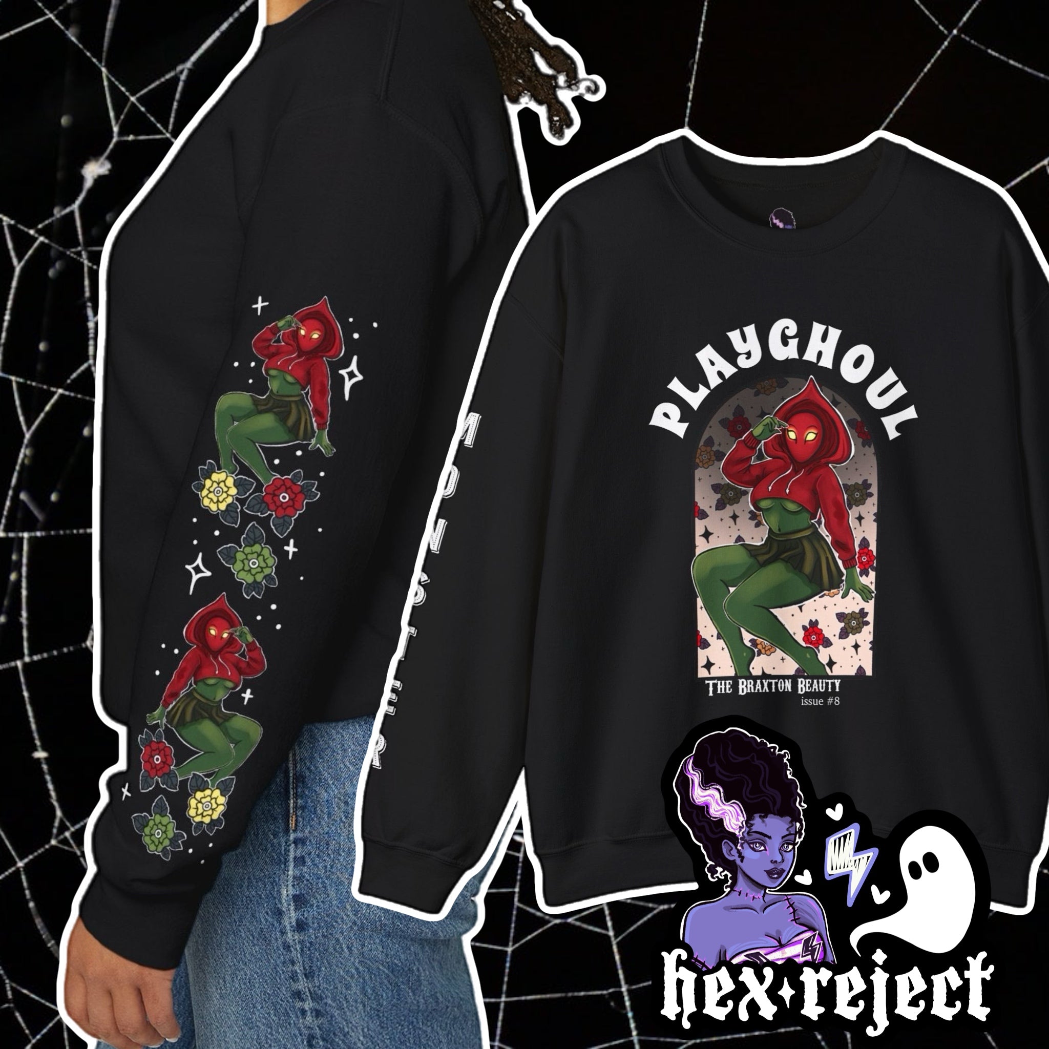 Flatwoods Monster PLAYGHOUL crewneck sweatshirt