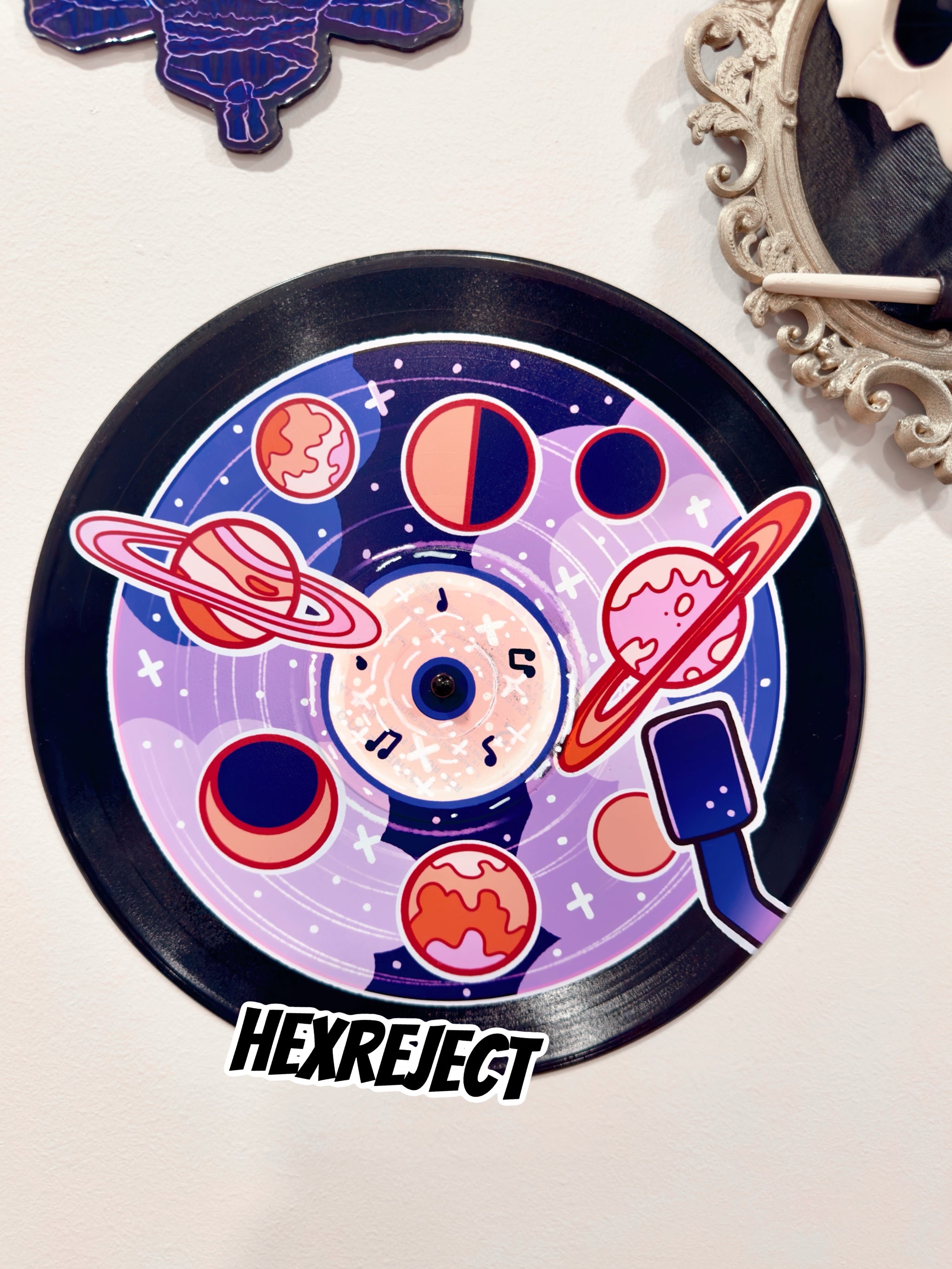 Planetary Record - 12 inch Vinyl Record Art Print