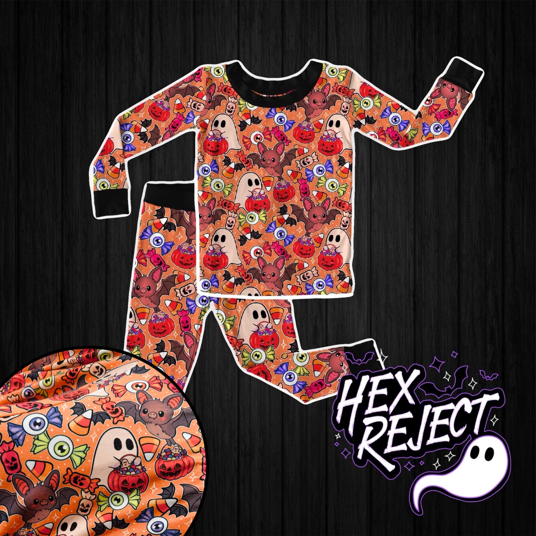 Trick or Treat two piece jammies