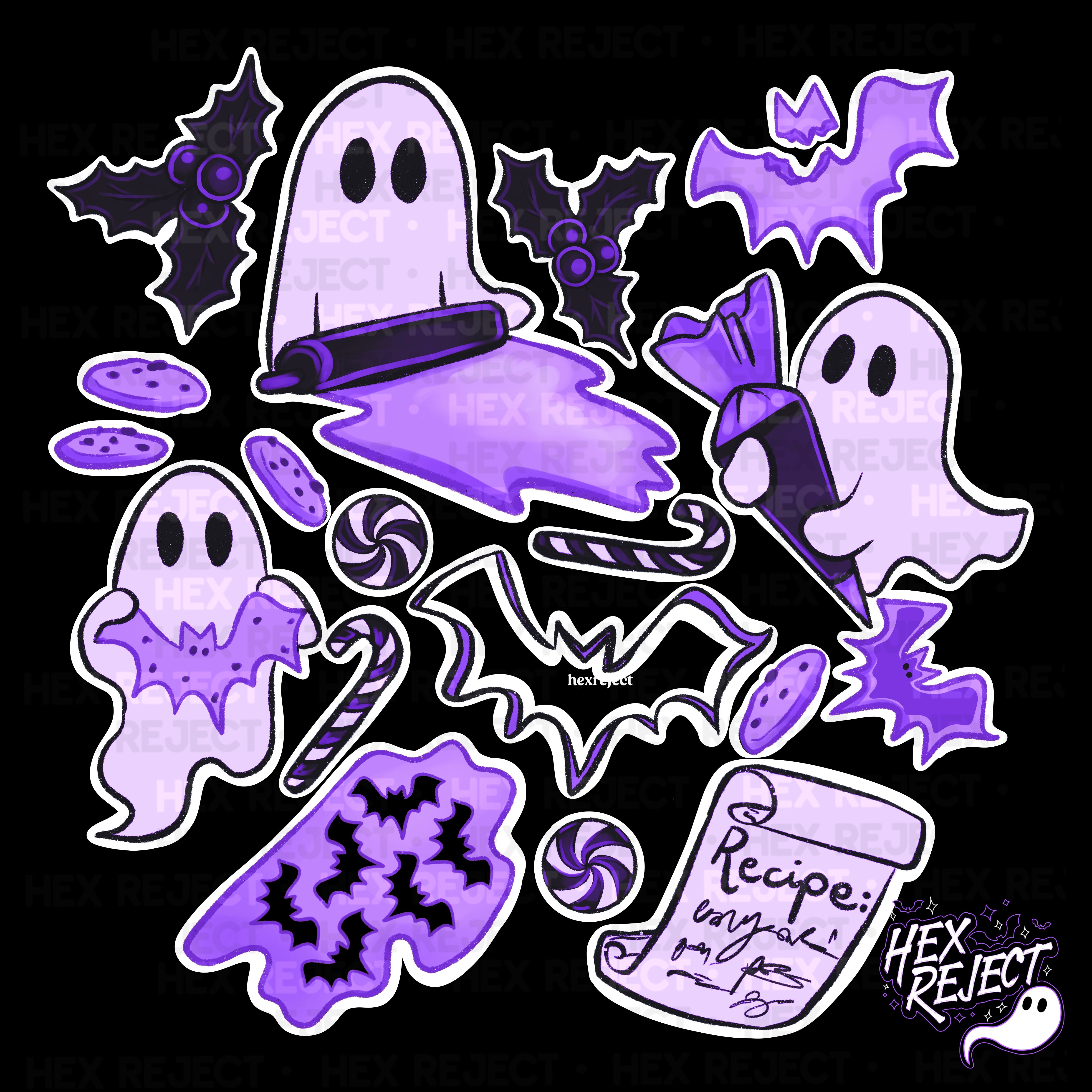 Baking Hexmas Spooky Ghosts - Sub File