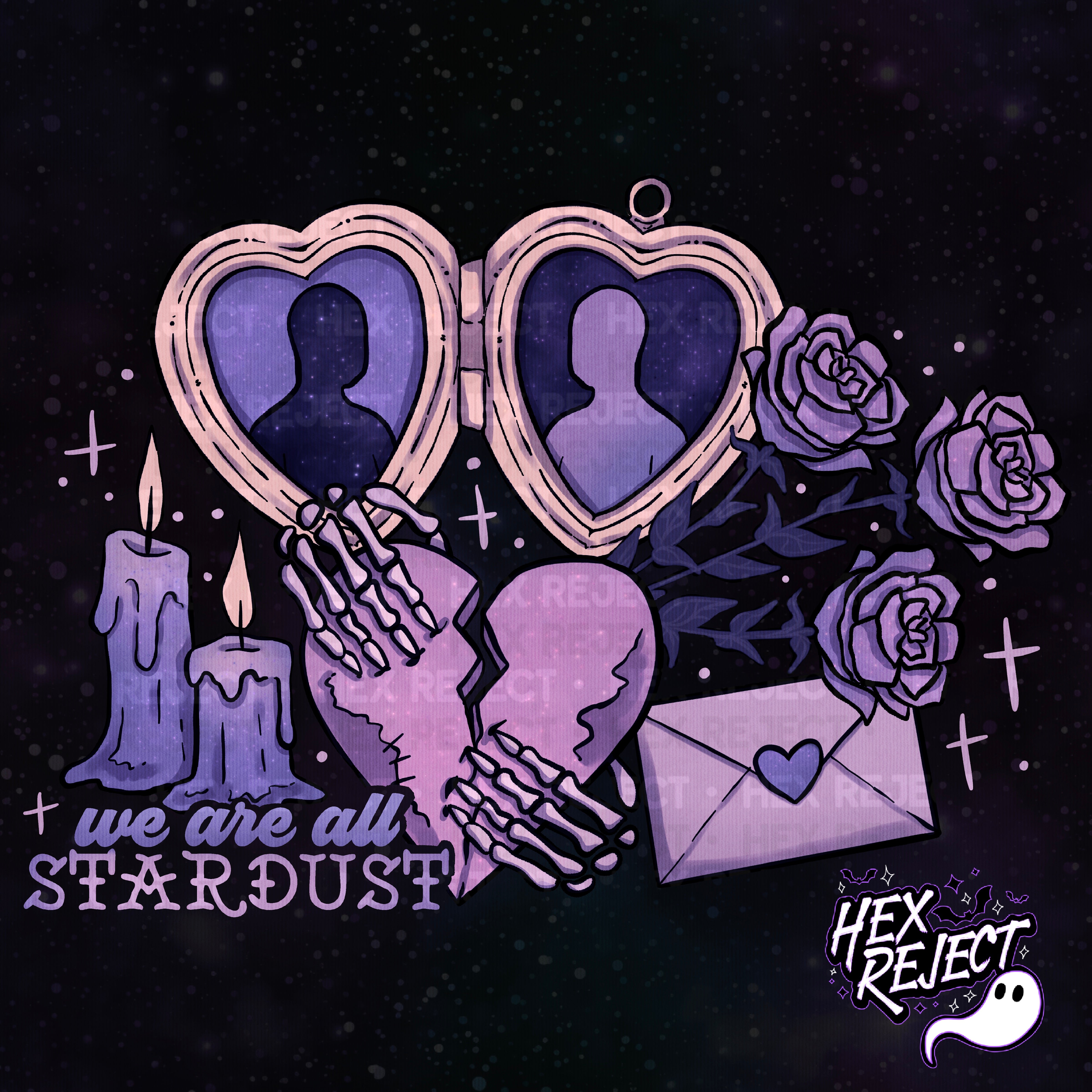 Void - Seamless & PNG files - Hextober 2025- 2 files included with every purchase