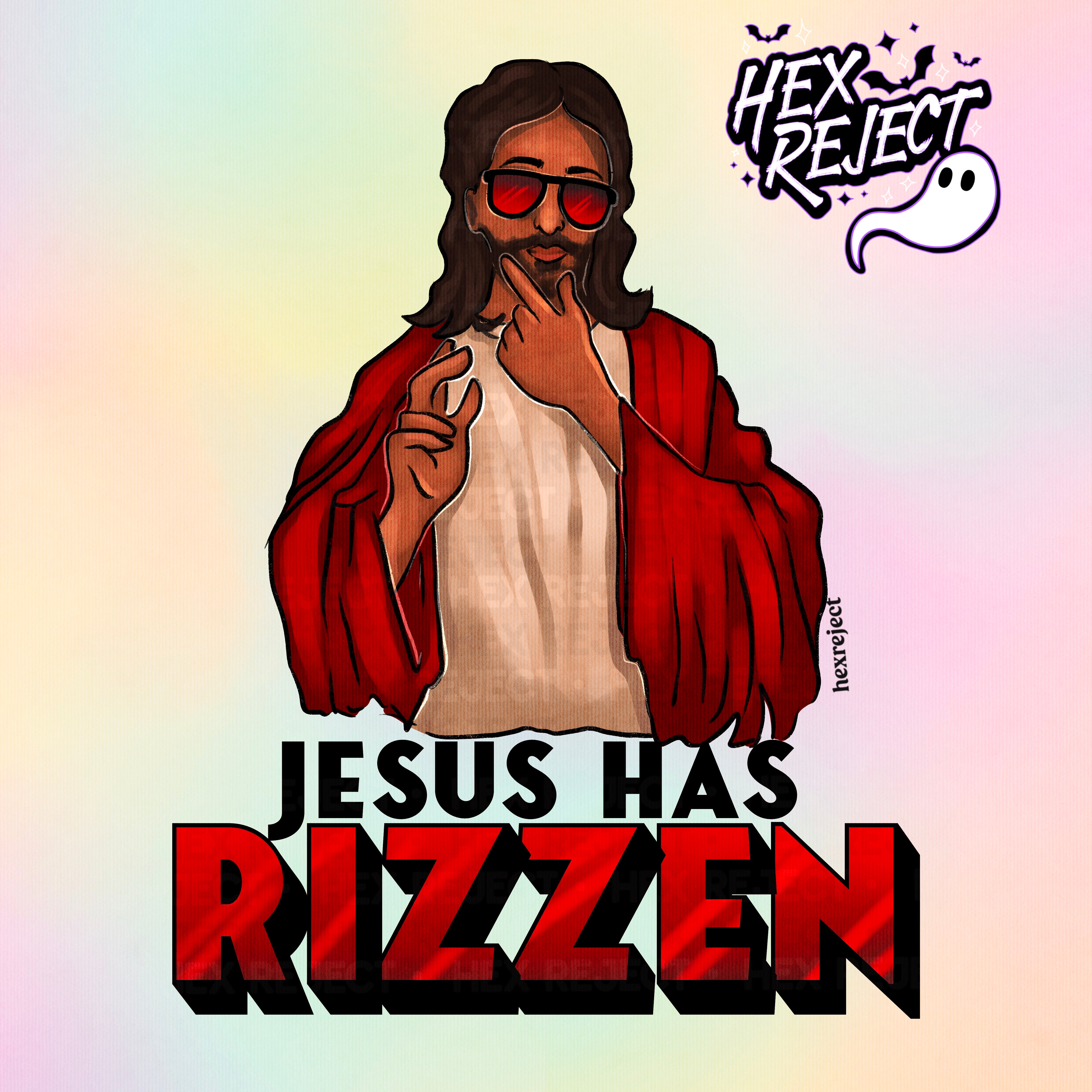 Jesus has rizzen - PNG / Sub file