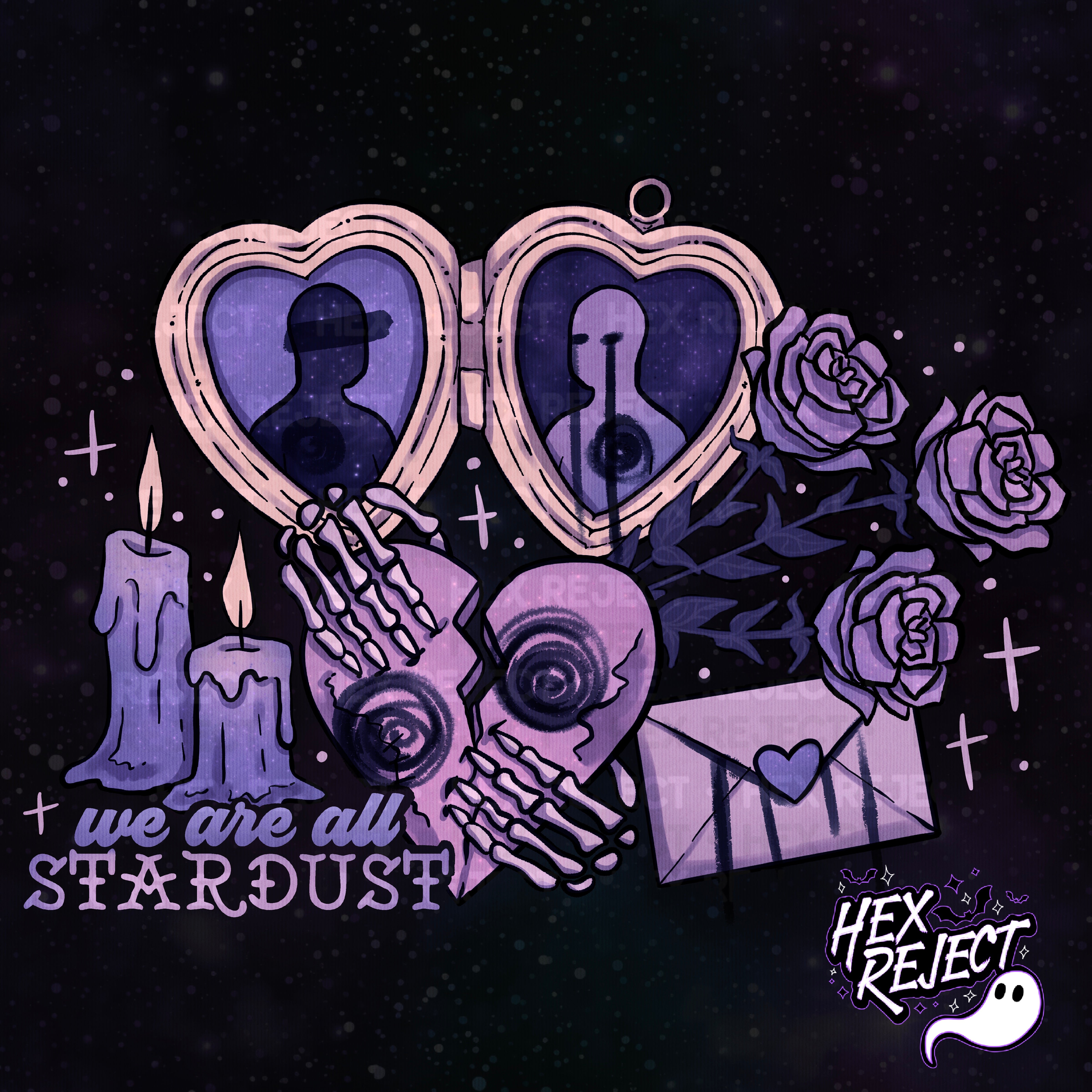 Void - Seamless & PNG files - Hextober 2025- 2 files included with every purchase