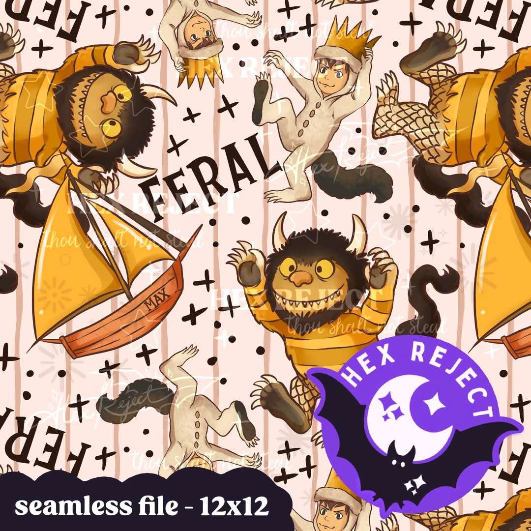 Feral Monsters - Seamless file