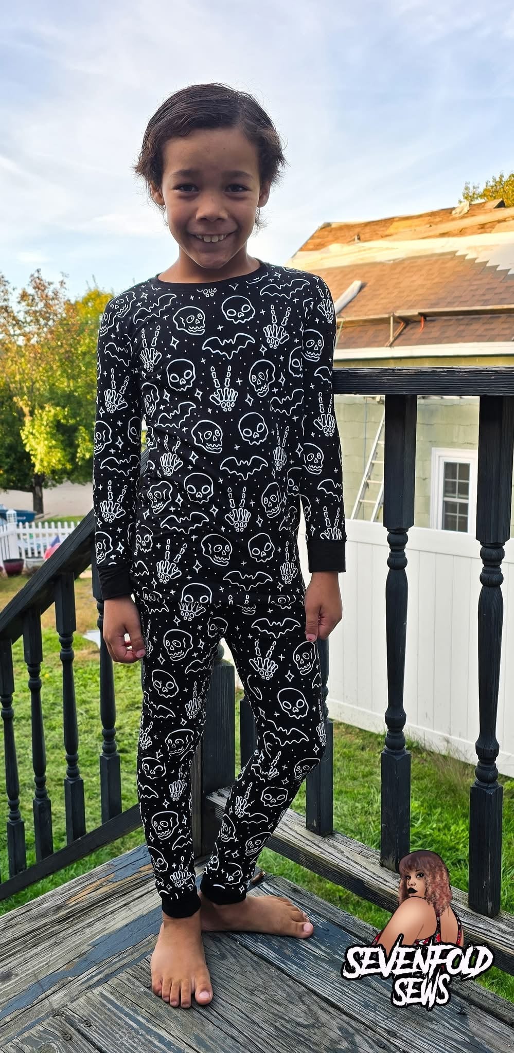 Spooky Glow two piece set (glow in the dark)
