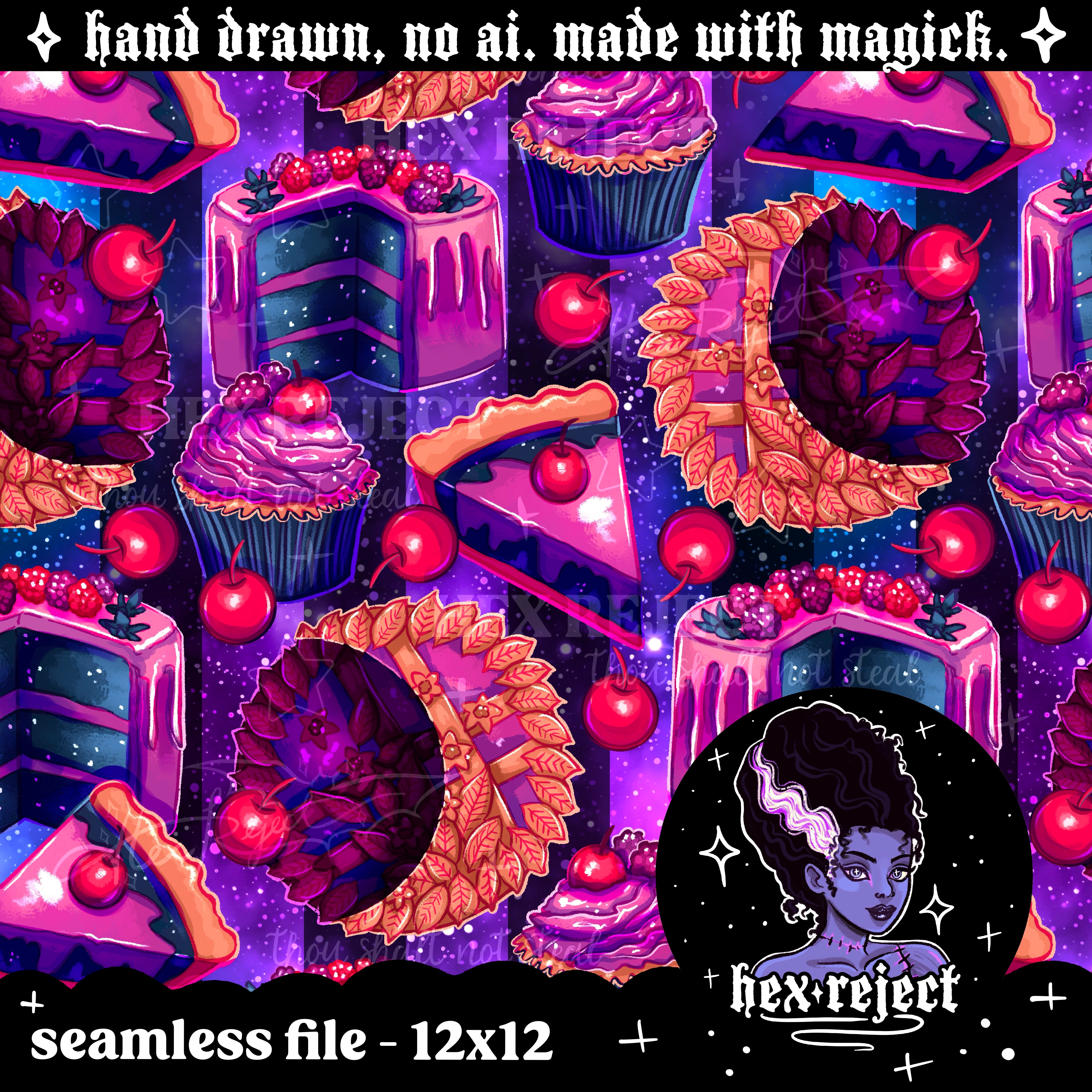 Baked - Seamless & PNG files - Hextober 2025