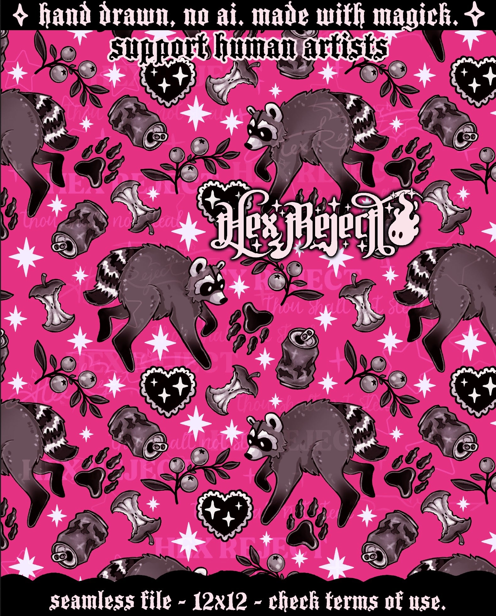 Hot Pink Jimothy - Seamless Files