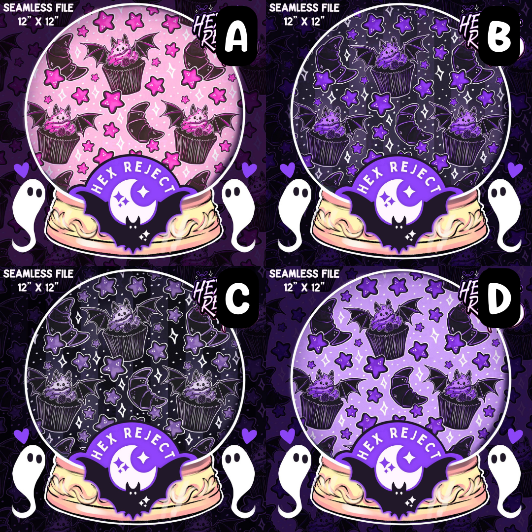 Batberry Cupcake - Seamless file