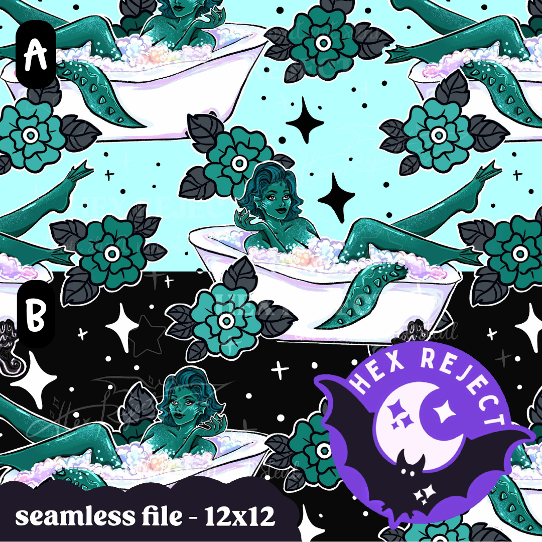 Playghoul Soaking Wet Nessie - Seamless file