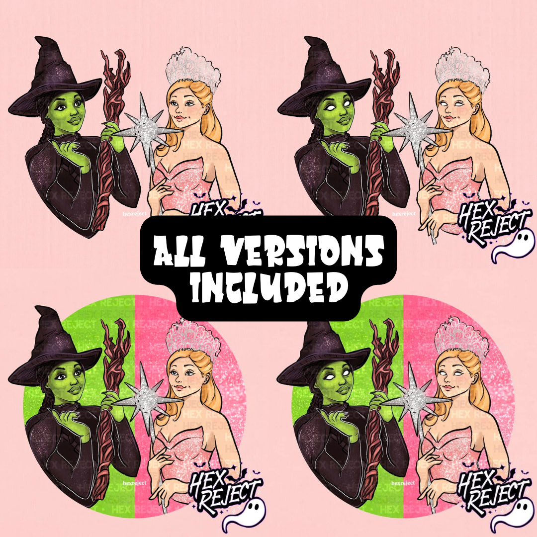 Witch Duo - PNG / Sub file