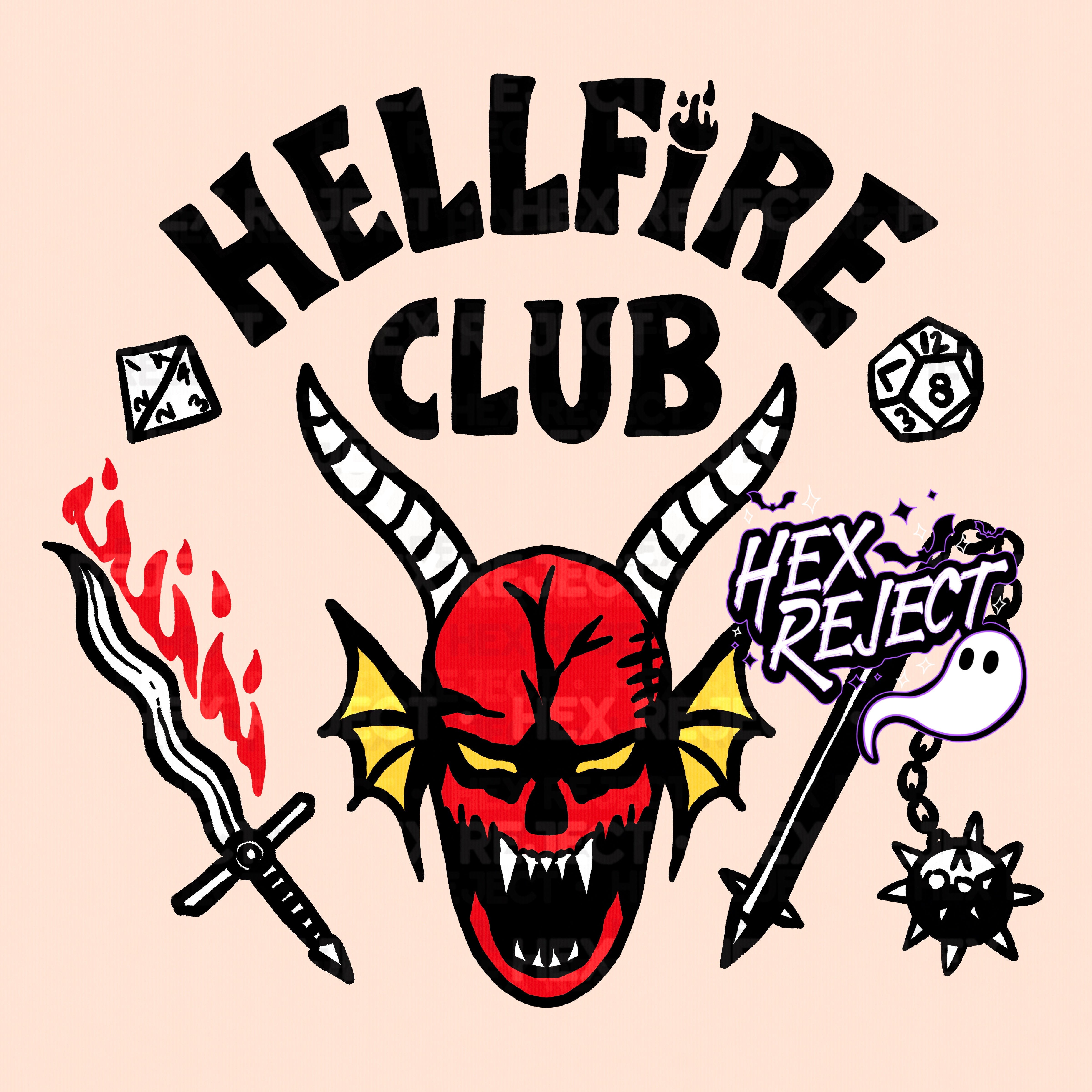Hell 🔥 club! - PNG File