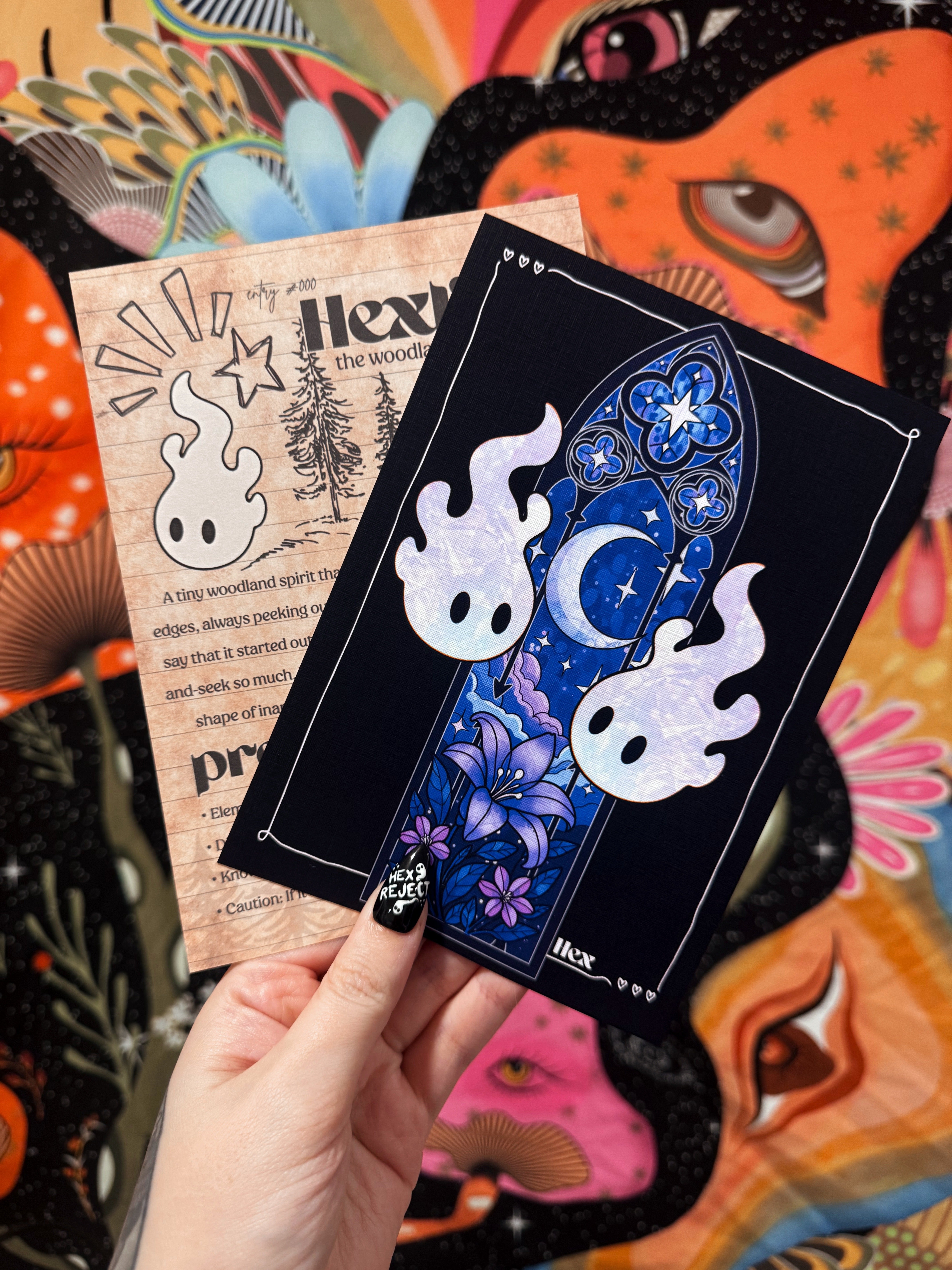 The Hexling Sprite - July 2026 - Mini Grimoire art print + Grimoire Page