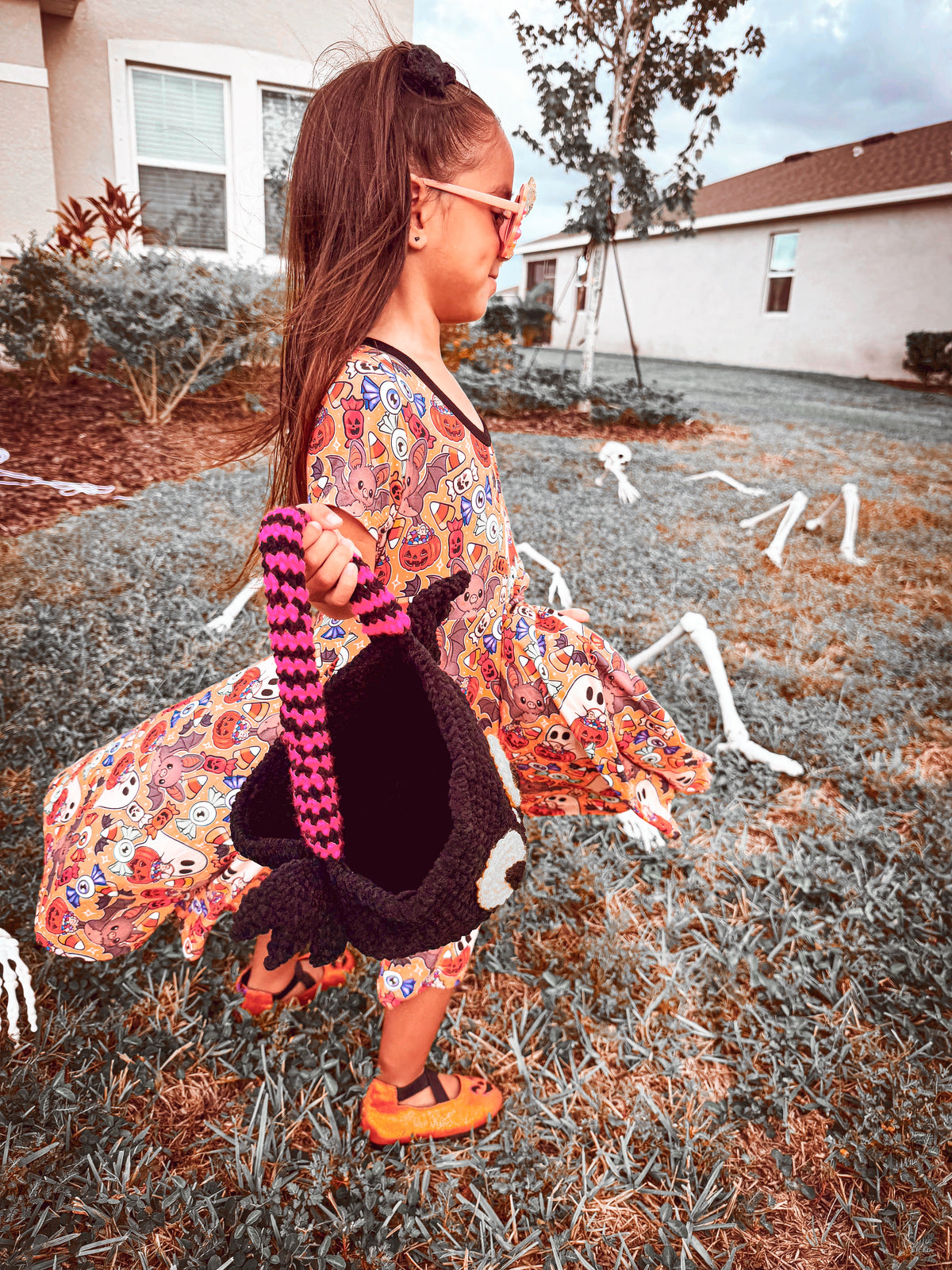 Trick or Treat twirl dresses - Kids & Adult