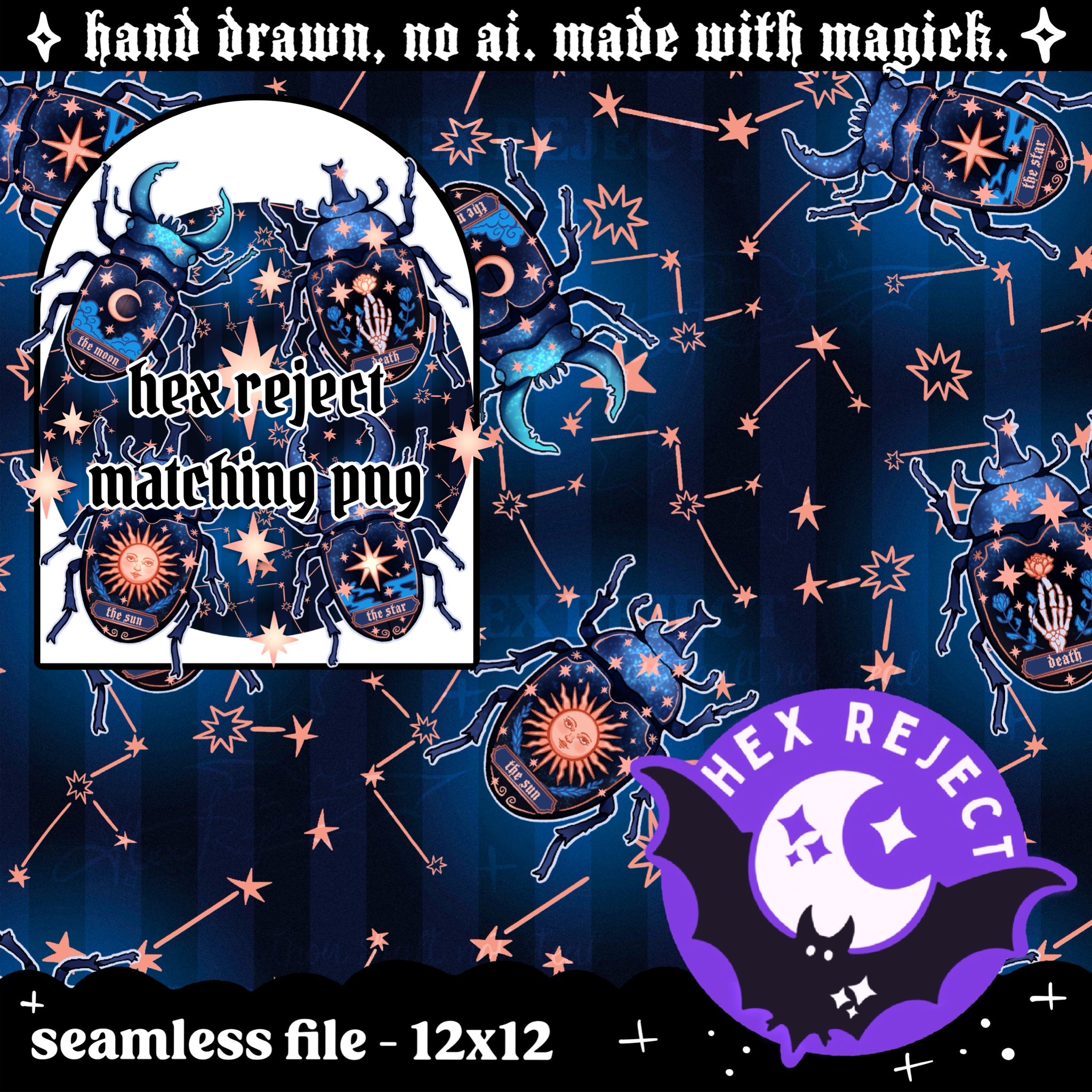 Insects & Bugs - Mystery Seamless or PNG files - Revealed