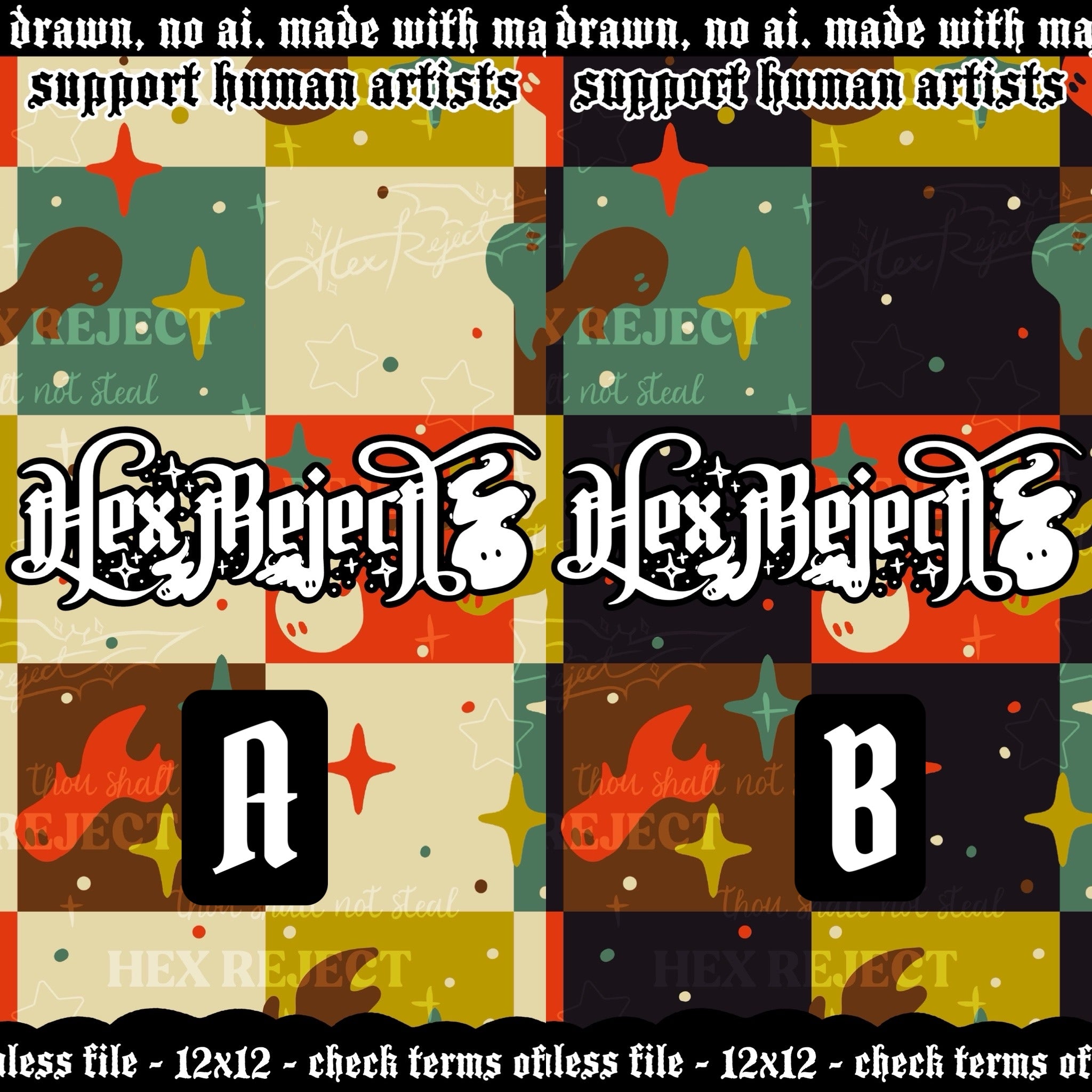 Retro Checkers with Sprites Coords - Seamless Files