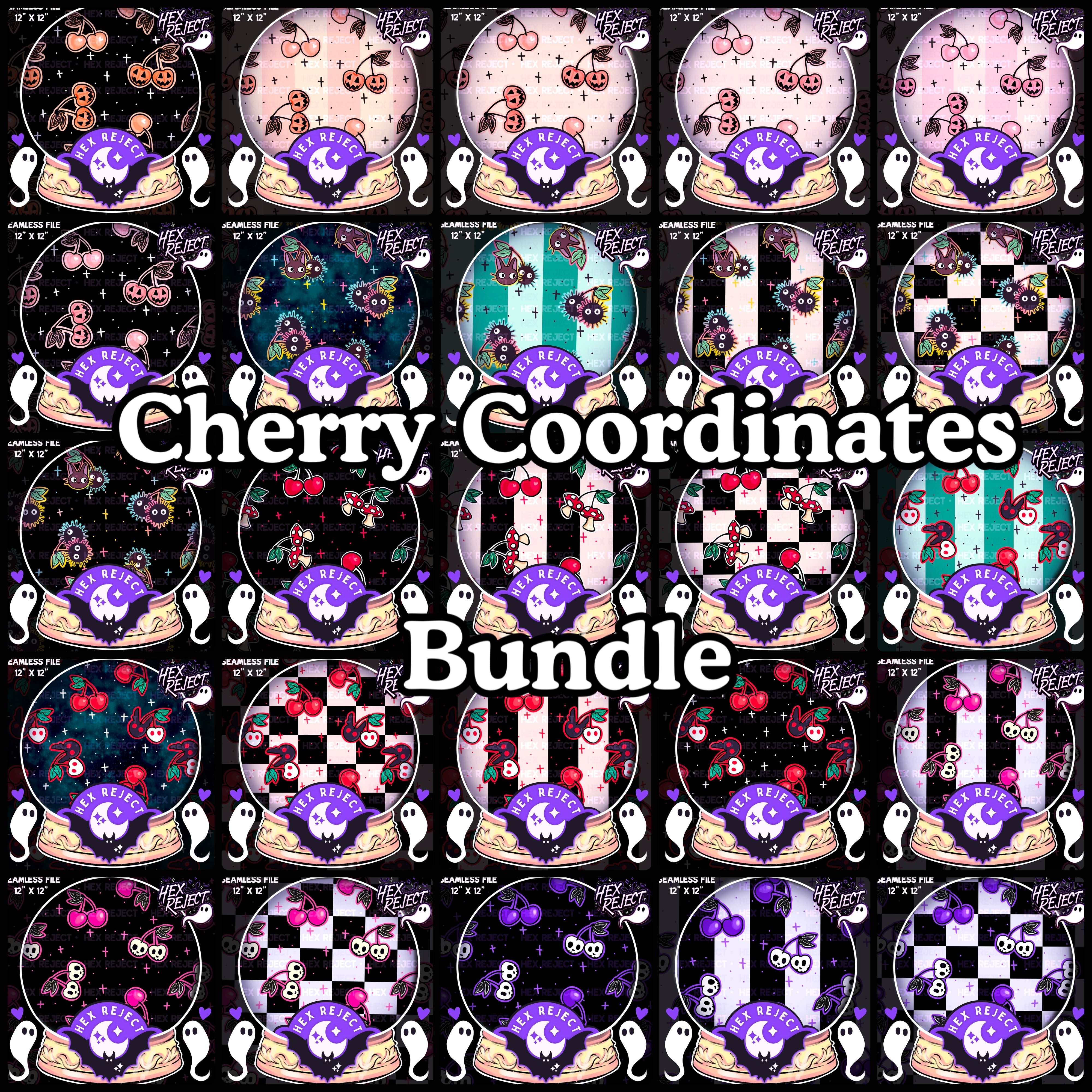 Coquette Coords Bundle - Seamless Files