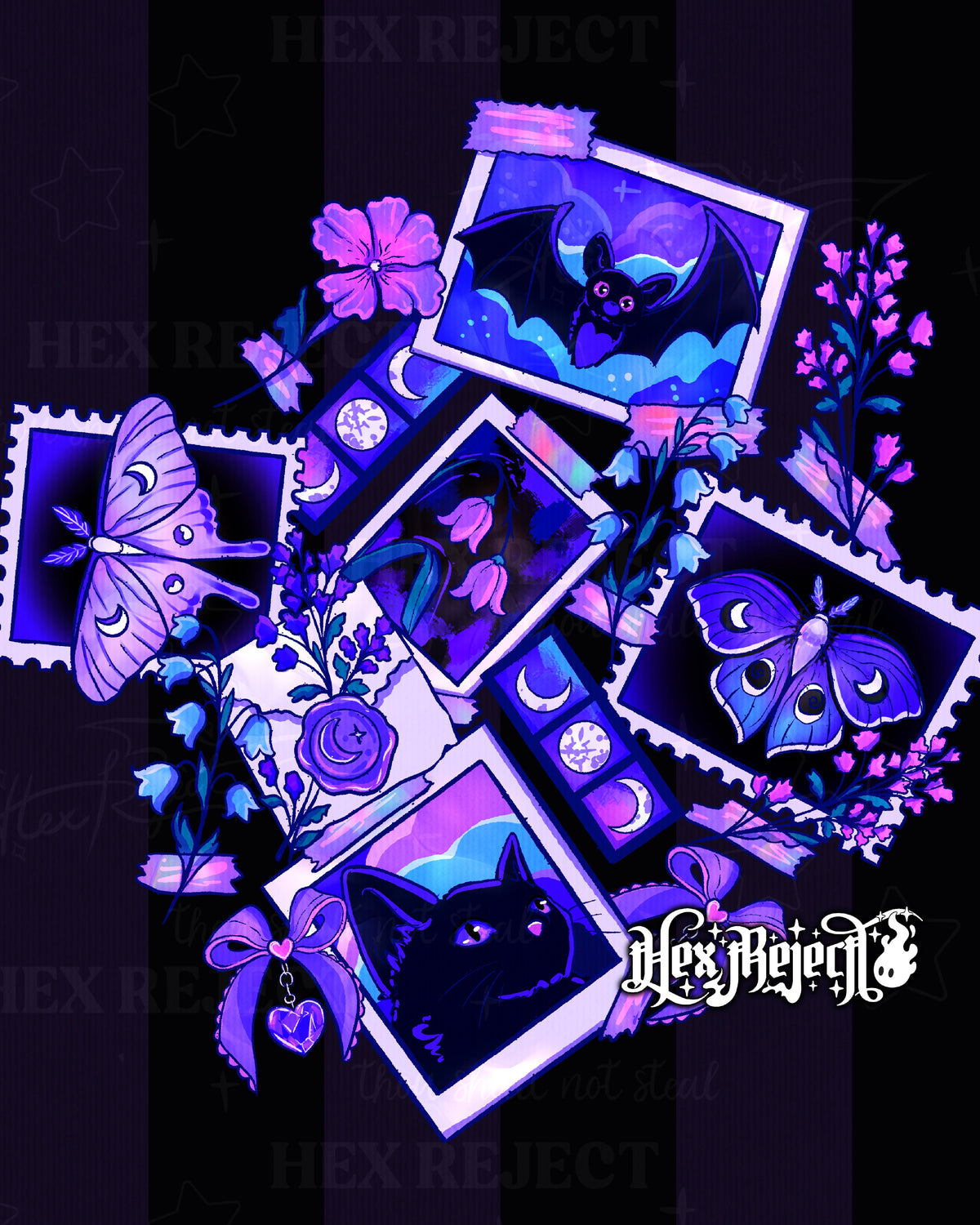 Day Seven - Snapshot (goth junk journal): Hextober - Sub file