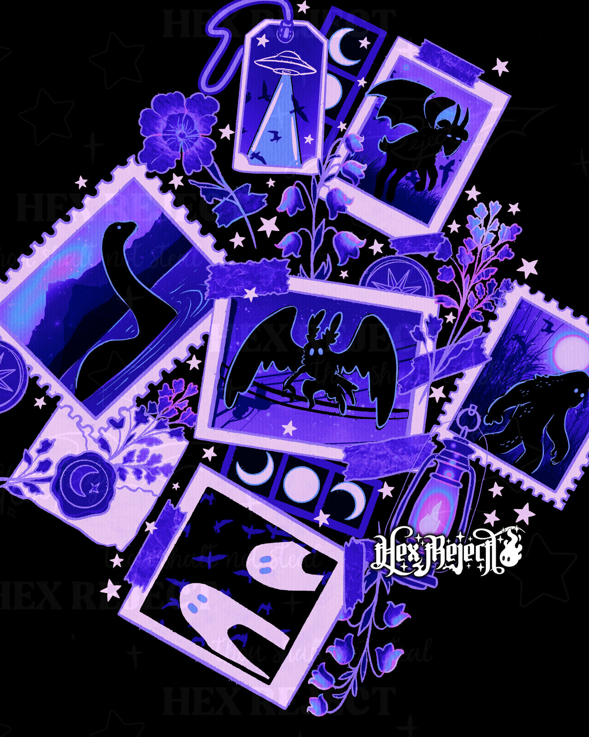 Day Sixteen - Cryptid Collage : Hextober - Sub file