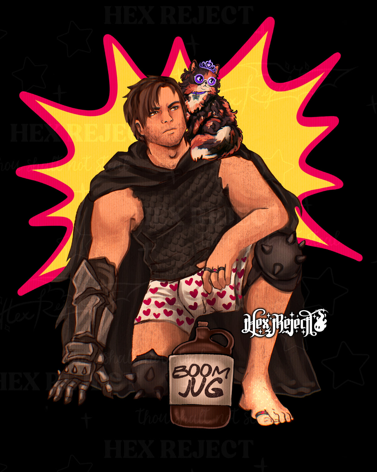 Day Seventeen - Portrait - Dungeon Crawler Carl & Princess Donut : Hextober - Sub file