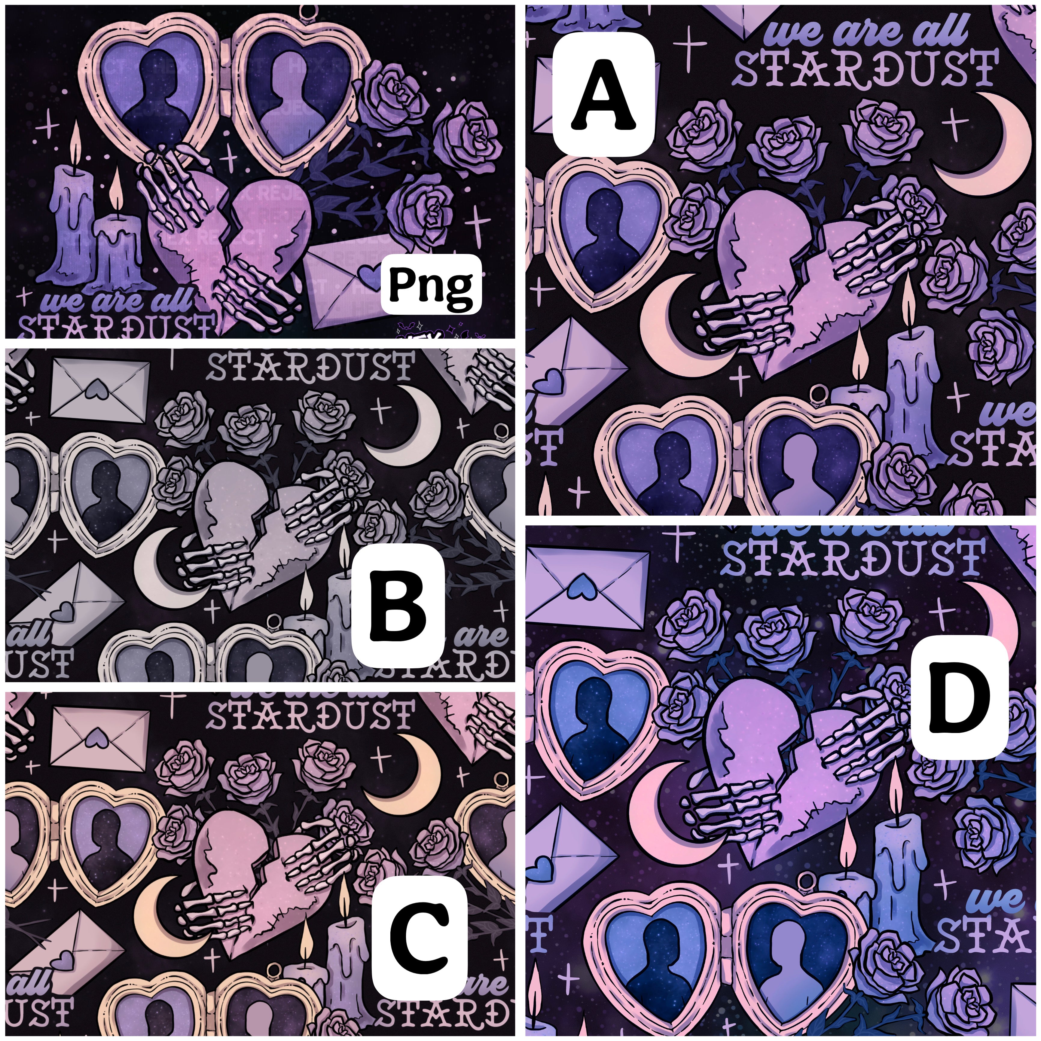 Void - Seamless & PNG files - Hextober 2025- 2 files included with every purchase