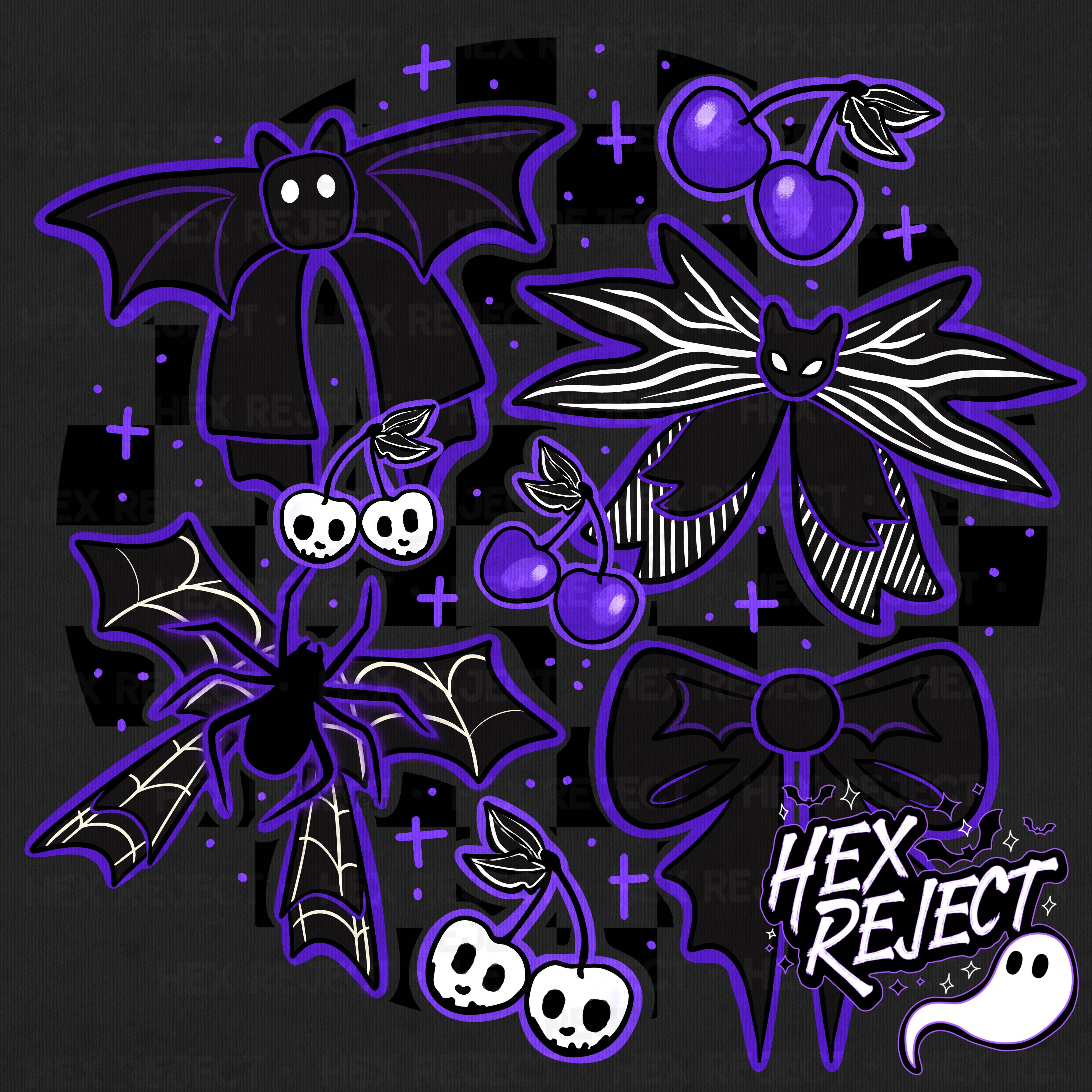 Purple Spooky Coquette - Sub (PNG) File