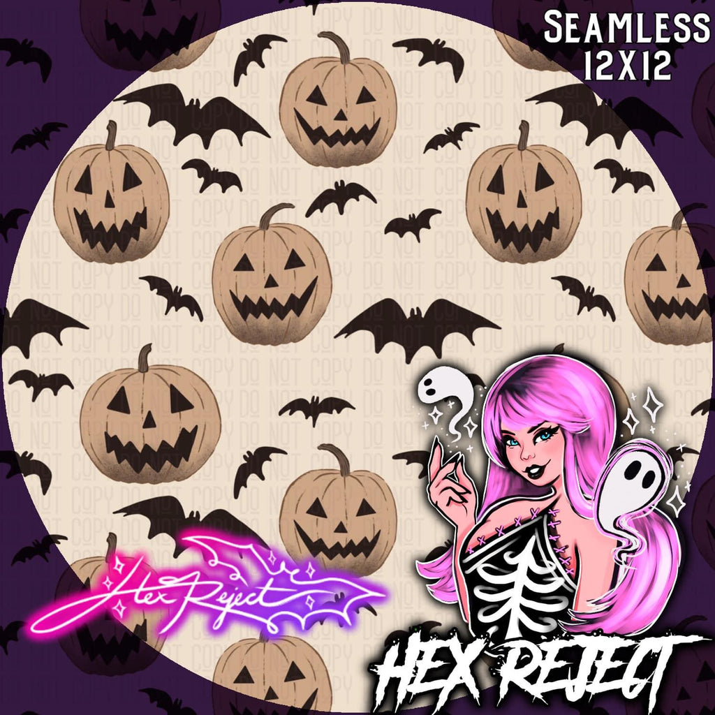 Classic Halloween - Seamless file - Hex Reject