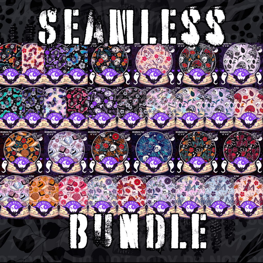 Creepy Crawlies - Seamless bundle - Hex Reject