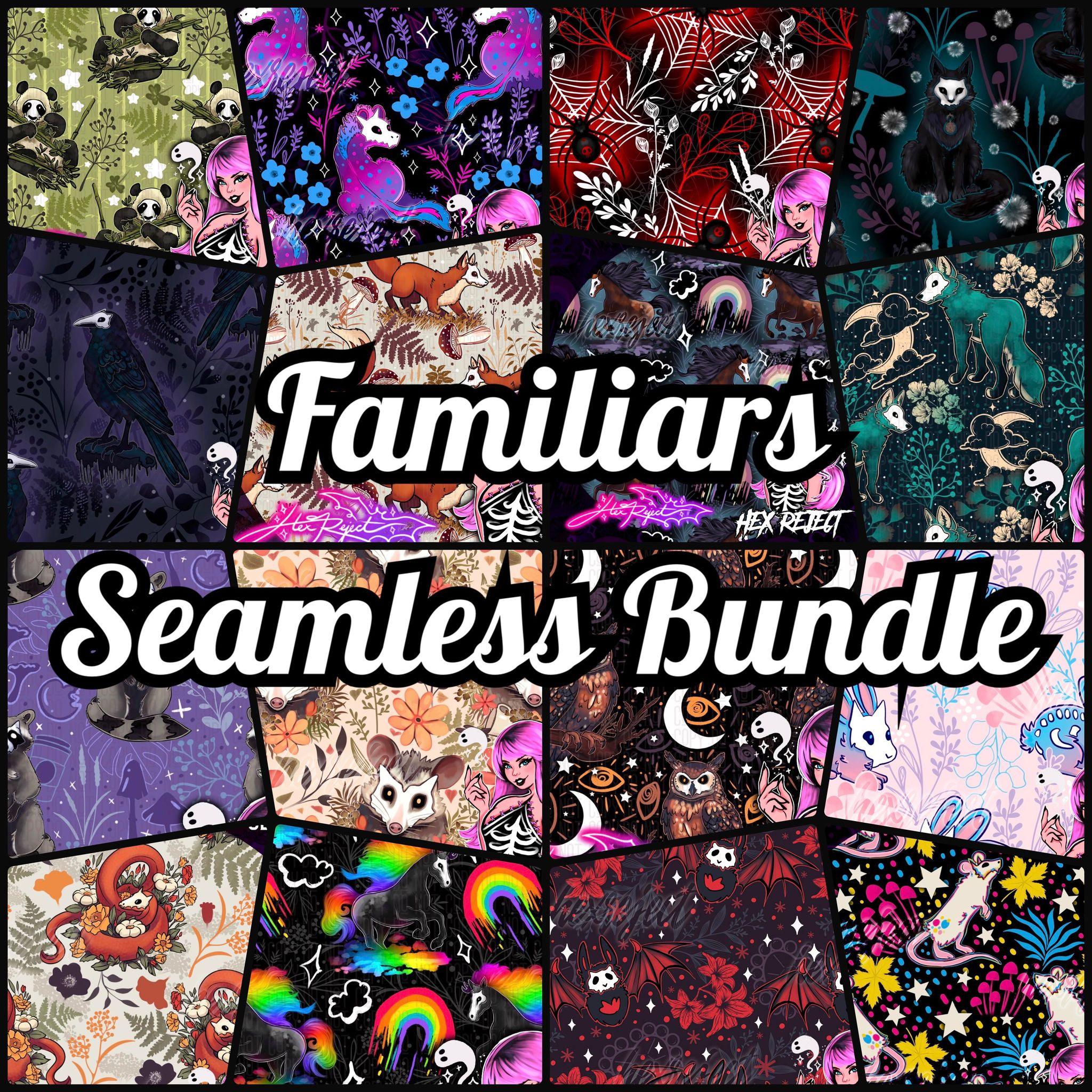 Familiars - Seamless bundle plus coords - Hex Reject