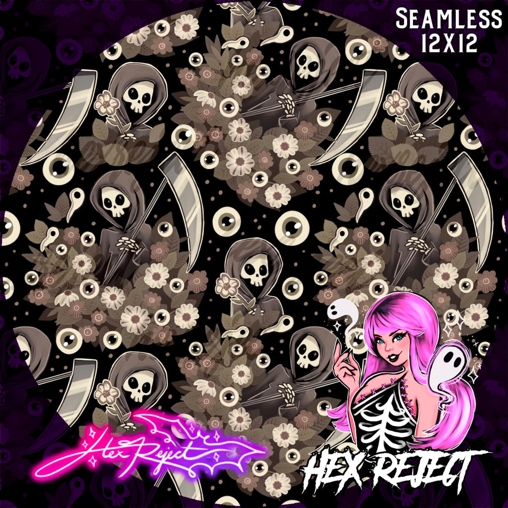 Grim Reaper - Seamless file - Hex Reject